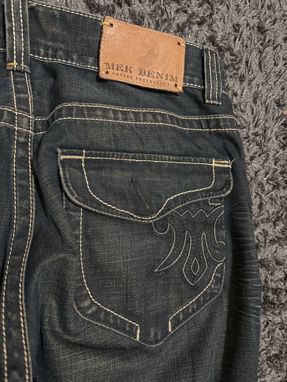 Mek Denim Vintage Mek Denim Jeans Size US 36 / EU 52 - 6 Thumbnail