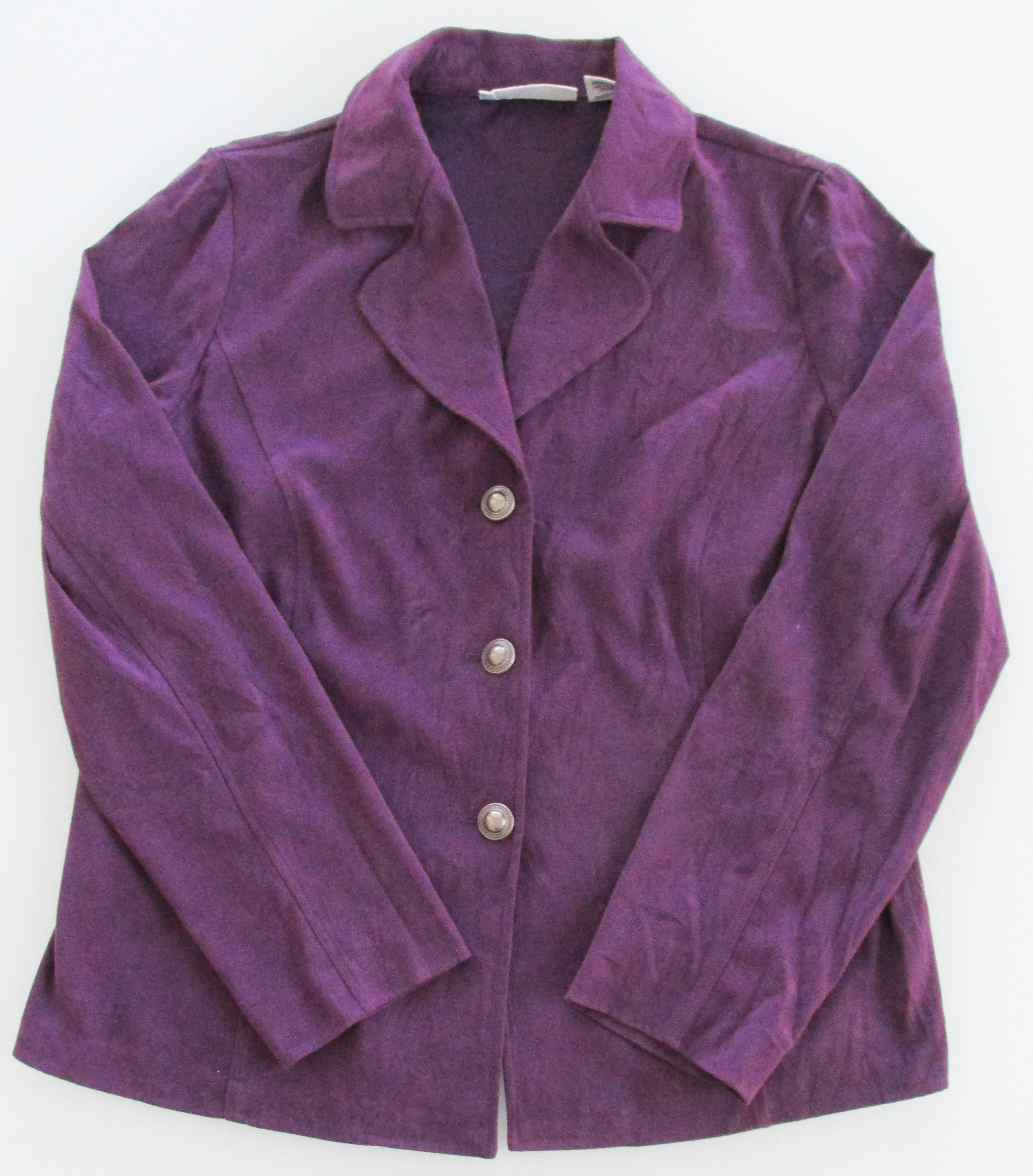 Other Sag Harbor Women's Stretch Faux Suede Shirt Size Medium Size M / US 6-8 / IT 42-44 - 1 Thumbnail