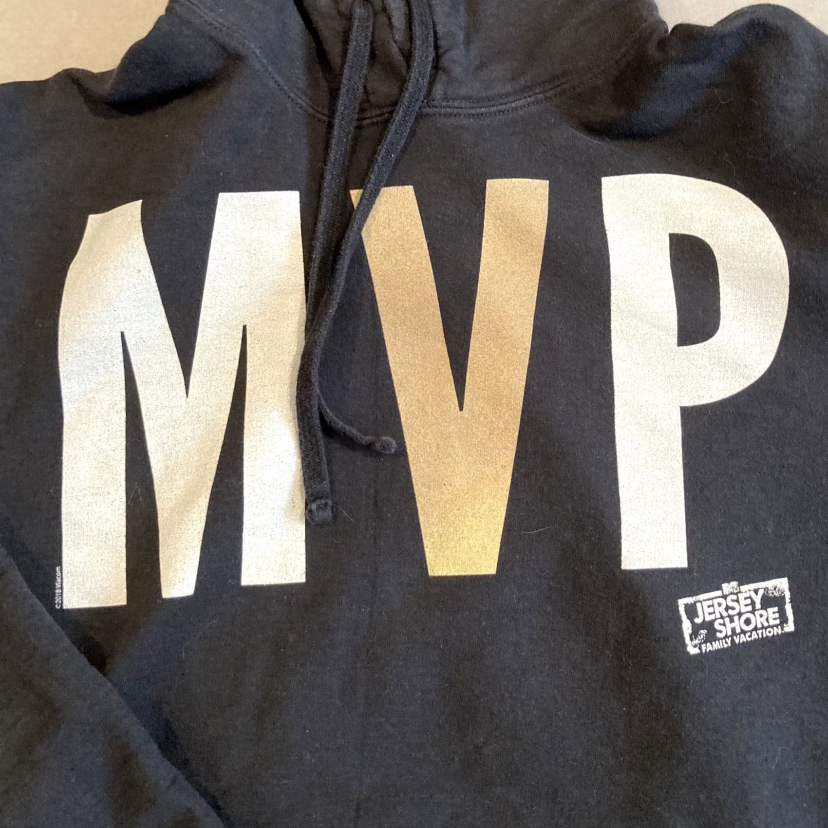 Port & Company VINTAGE MTV Jersey Shore Family Vacation M.V.P. Hoodie Size Large Size US L / EU 52-54 / 3 - 2 Thumbnail