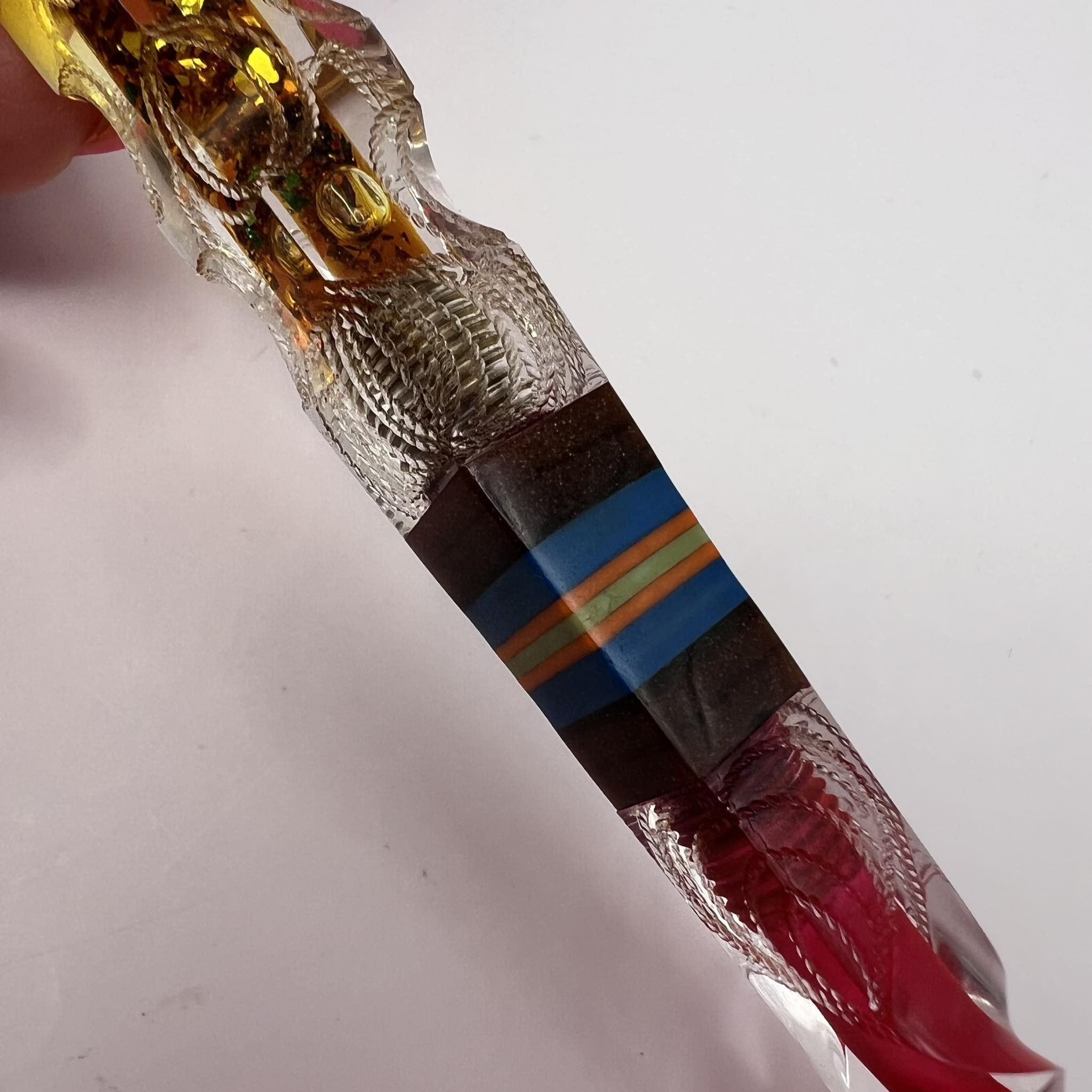 Vintage Vintage Handmade Soviet Ballpoint Pen Plexiglass Prison Art Size ONE SIZE - 3 Thumbnail