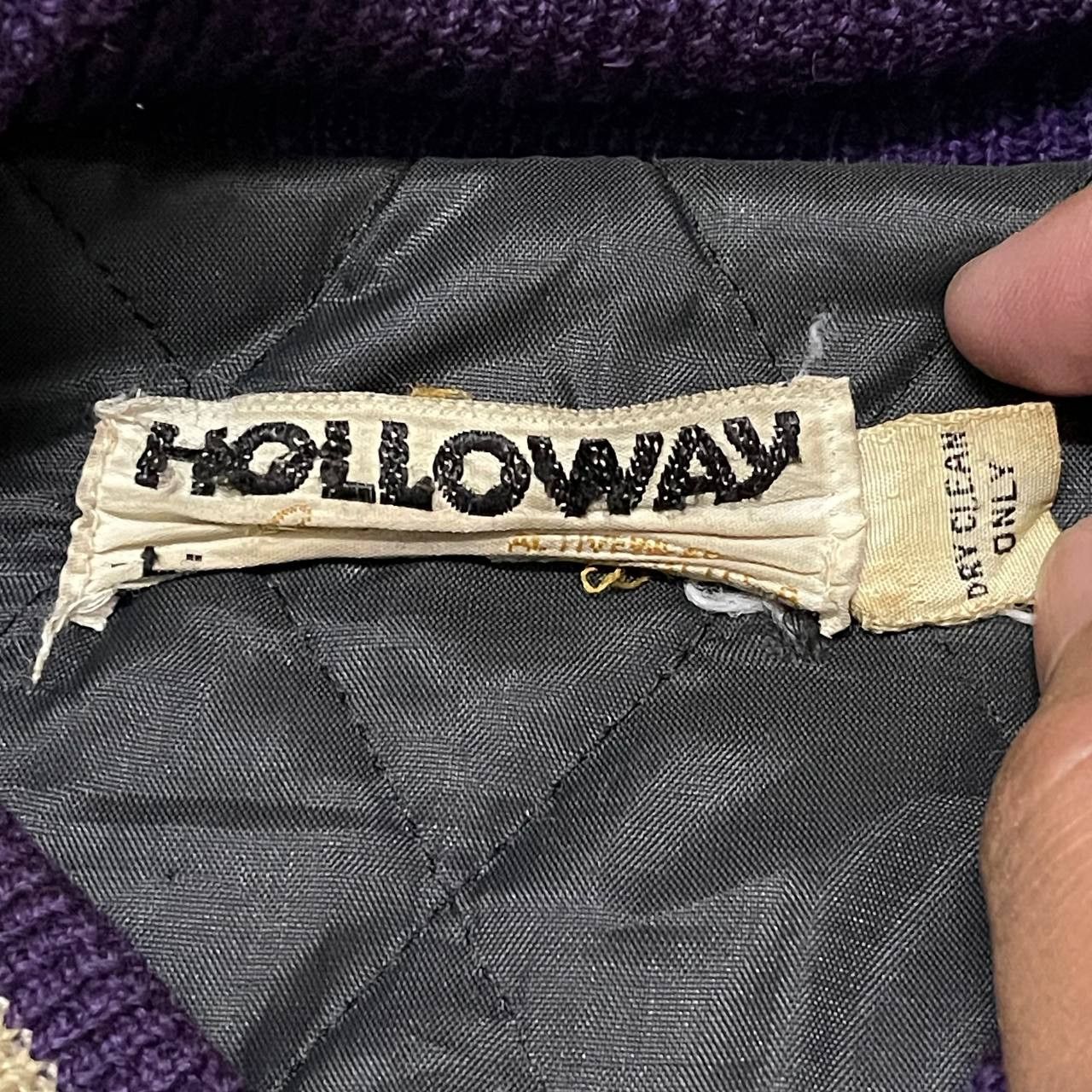 Holloway Vintage 1991 Holloway Wool Varsity Jacket Sun Faded Size US L / EU 52-54 / 3 - 13 Thumbnail