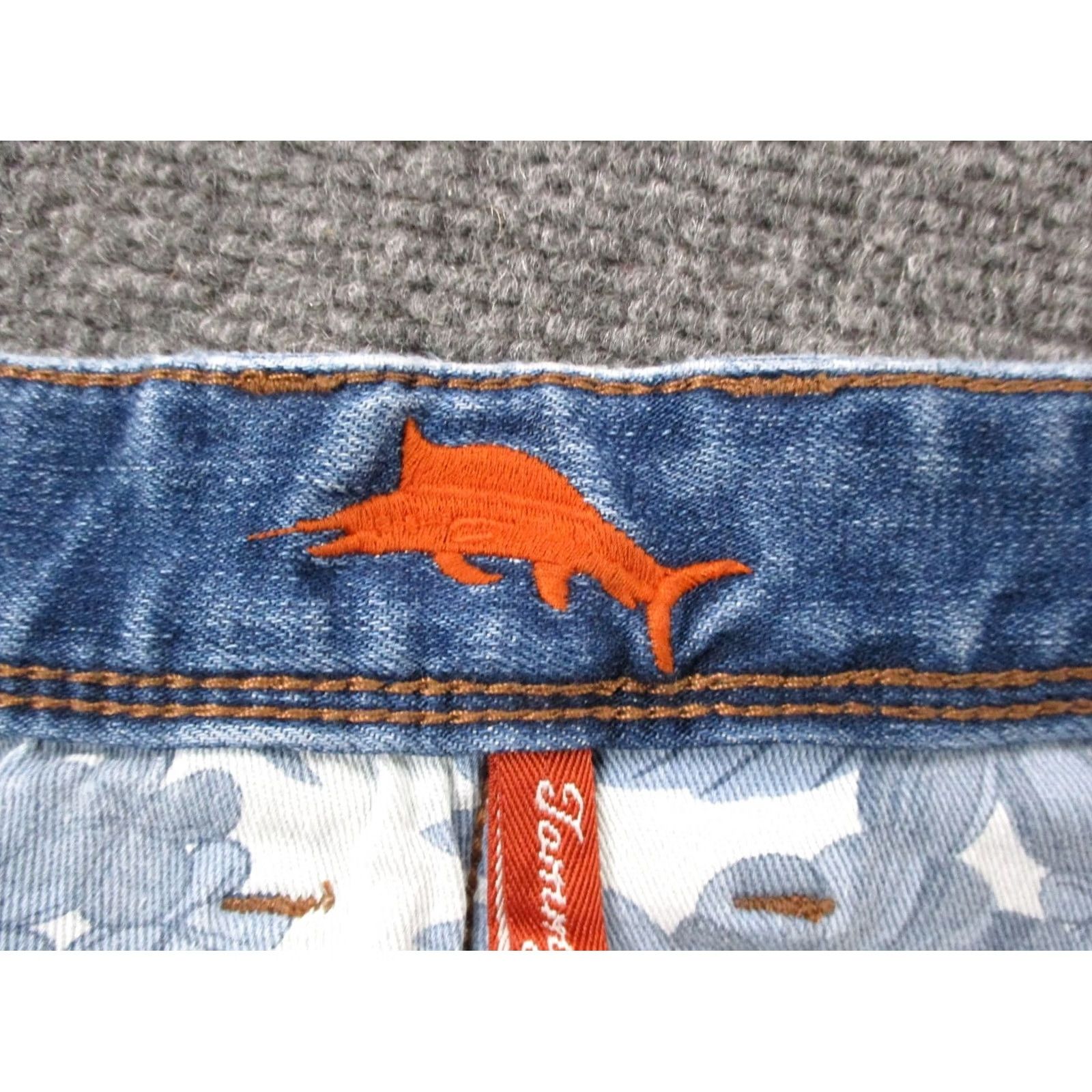 Tommy Bahama Tommy Bahama Jeans Mens 40 X 30 Blue Denim Straight Stretch Casual Relaxed Size US 40 / EU 56 - 7 Thumbnail