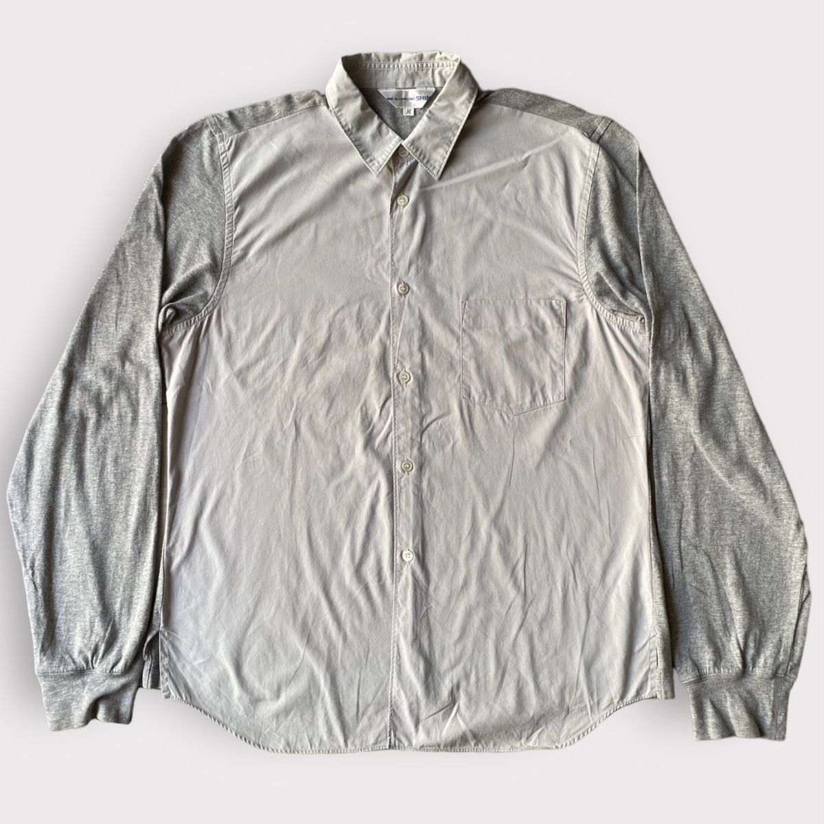 Comme des Garcons CDG Shirt Line Mix Fabric Shirt Size US M / EU 48-50 / 2 - 1 Thumbnail
