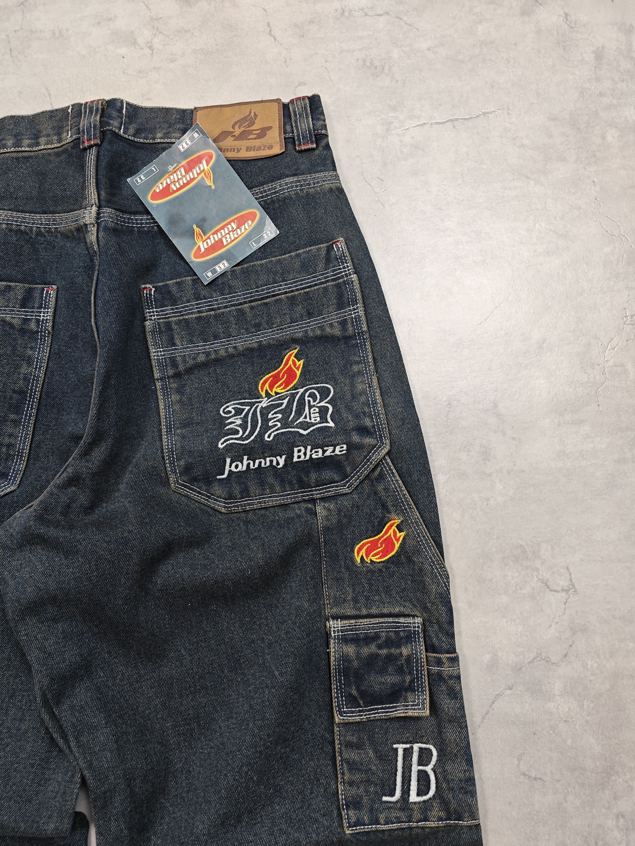 Vintage Johnny Blaze Vintage Y2K Jeans Size US 32 / EU 48 - 3 Thumbnail