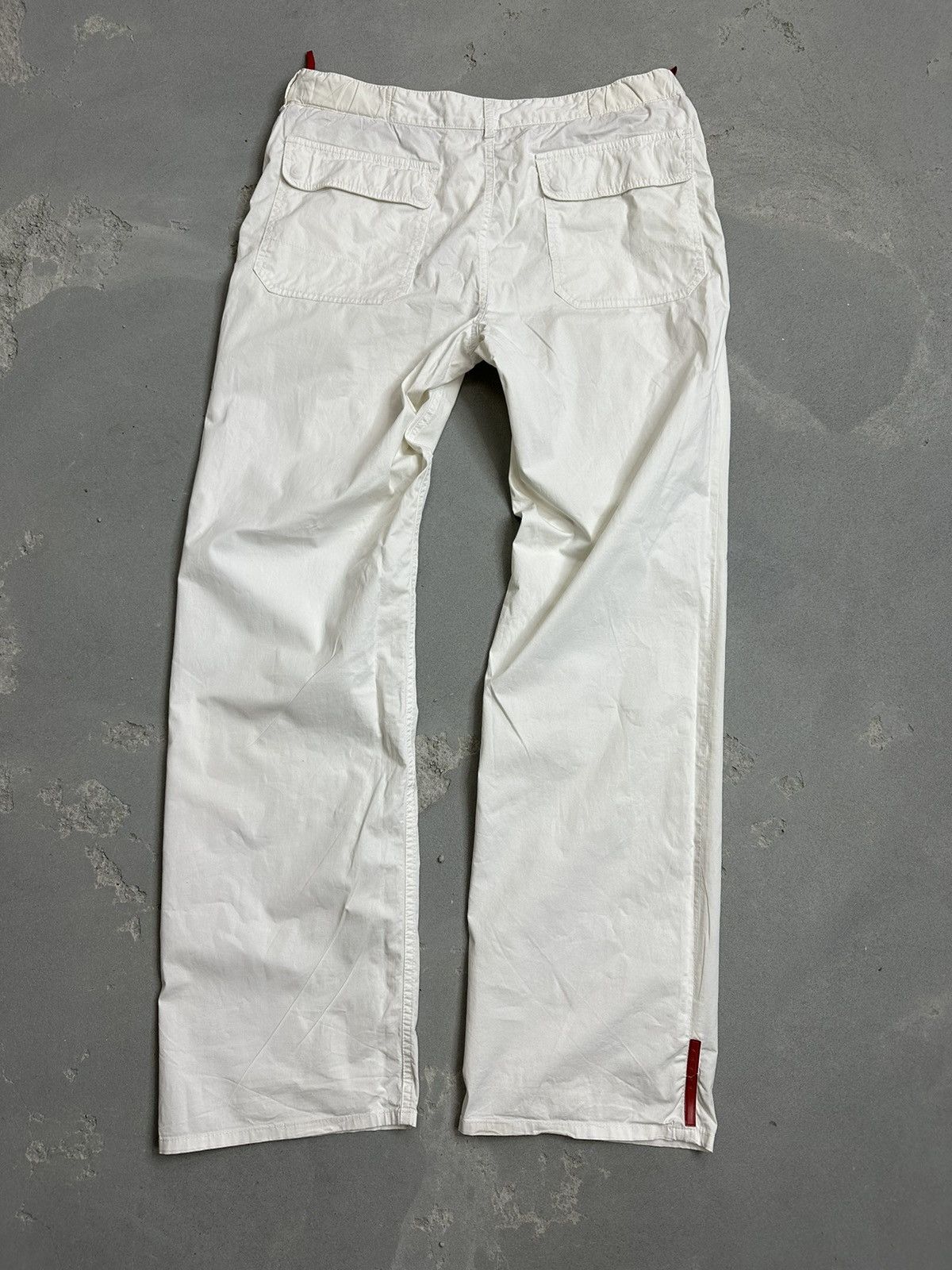 Prada Prada Red Tab White Casual Pants Size US 32 / EU 48 - 2 Thumbnail