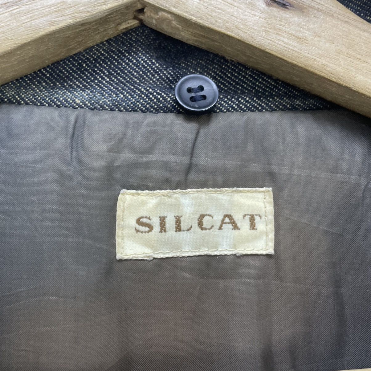 Japanese Brand × Vintage Japanese Brand Silcat Denim Trucker Jacket Size US M / EU 48-50 / 2 - 4 Thumbnail