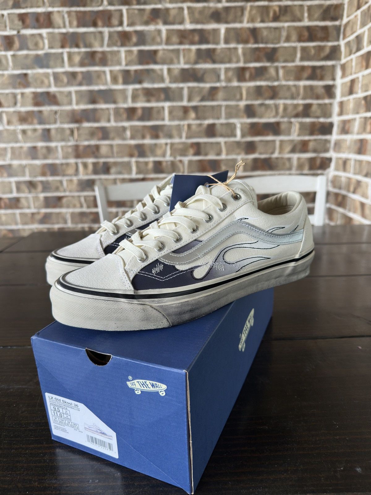 Vans Old Skool Archive Flame Pack White