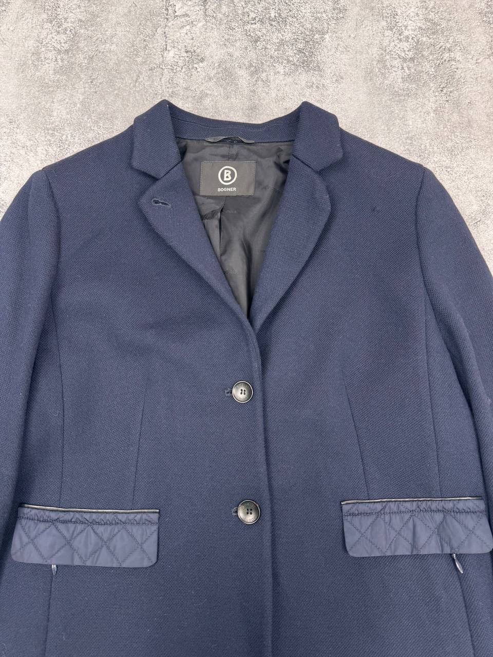 Bogner Bogner Women Blazer Navy Size 44(L) Size L / US 10 / IT 46 - 3 Thumbnail