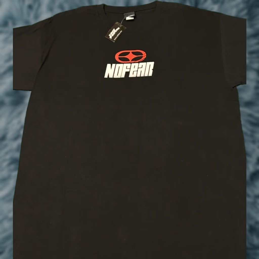 VINTAGE No Fear Tee Logo Shirt XL Mens Black 90s Y2K Skater Surf Grunge 1990s NWT