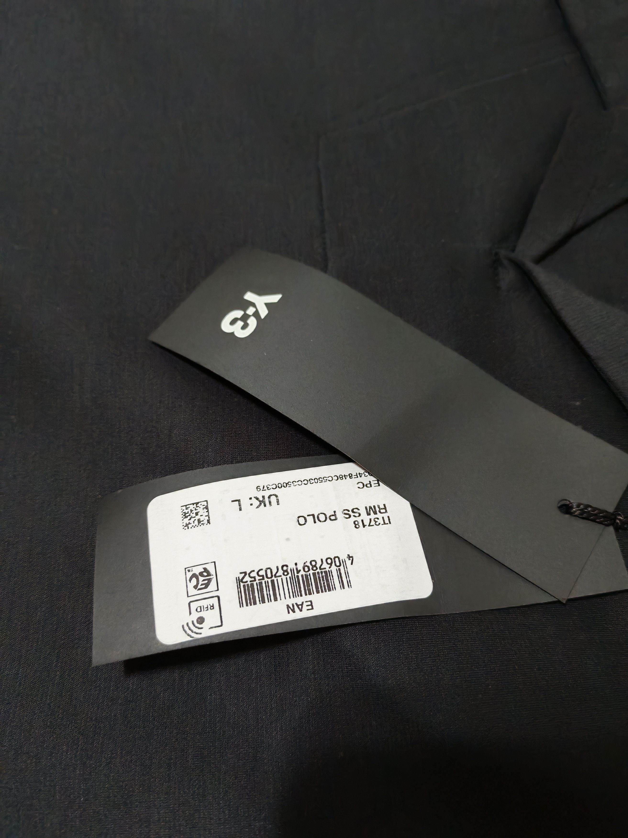 Y-3 Adidas Y-3 x Real Madrid Short Sleeve Polo Black IT3718 (L) Size US L / EU 52-54 / 3 - 5 Thumbnail