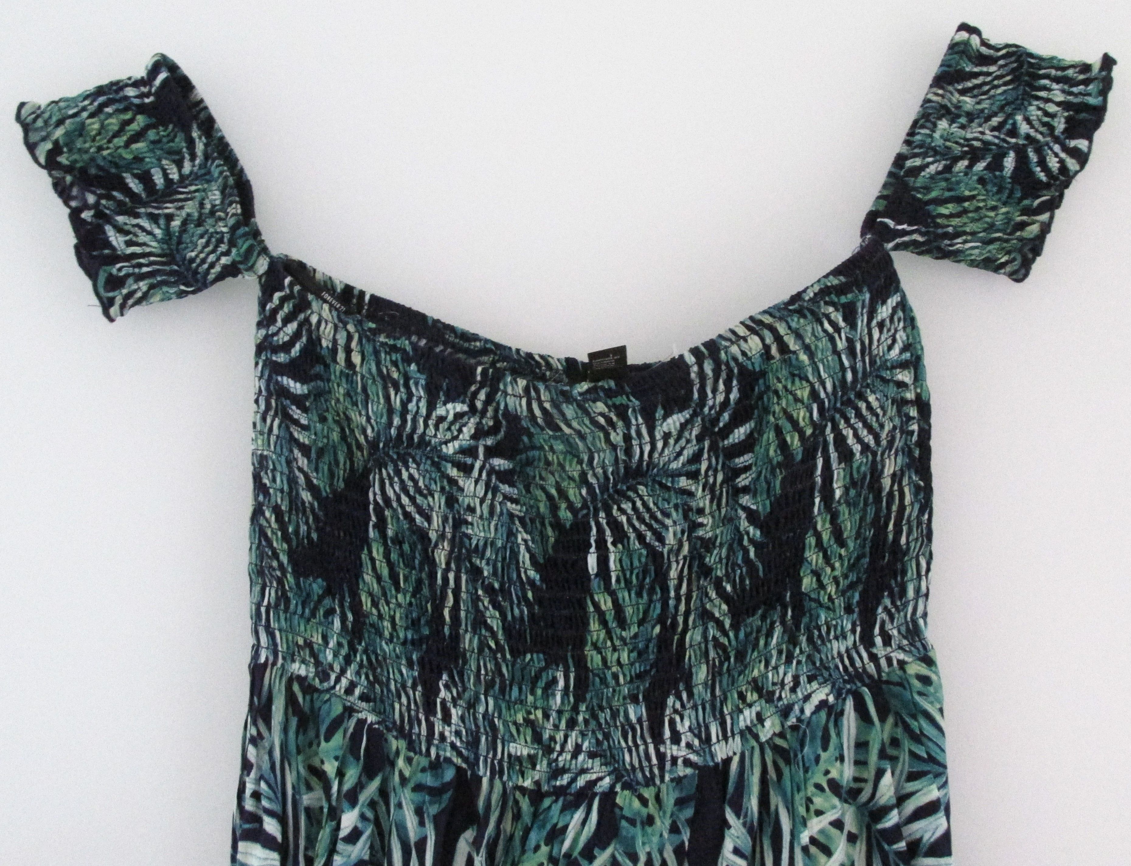 Forever 21 Forever 21 (NWOT) Off The Shoulder Midi Dress Size Large Size L / US 10 / IT 46 - 1 Thumbnail