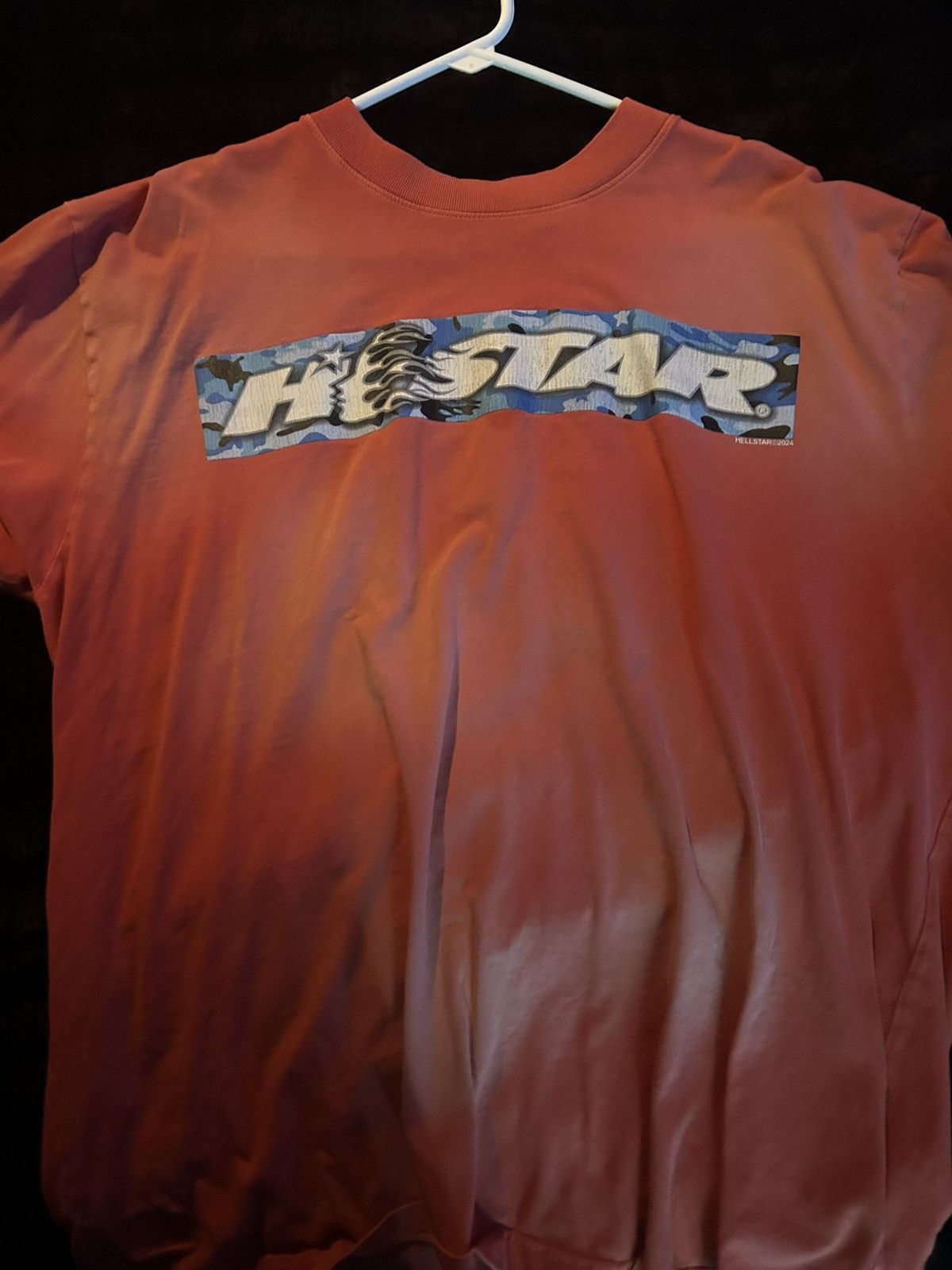 HELLSTAR Hellstar camo box logo large red and blue Size US L / EU 52-54 / 3 - 1 Thumbnail