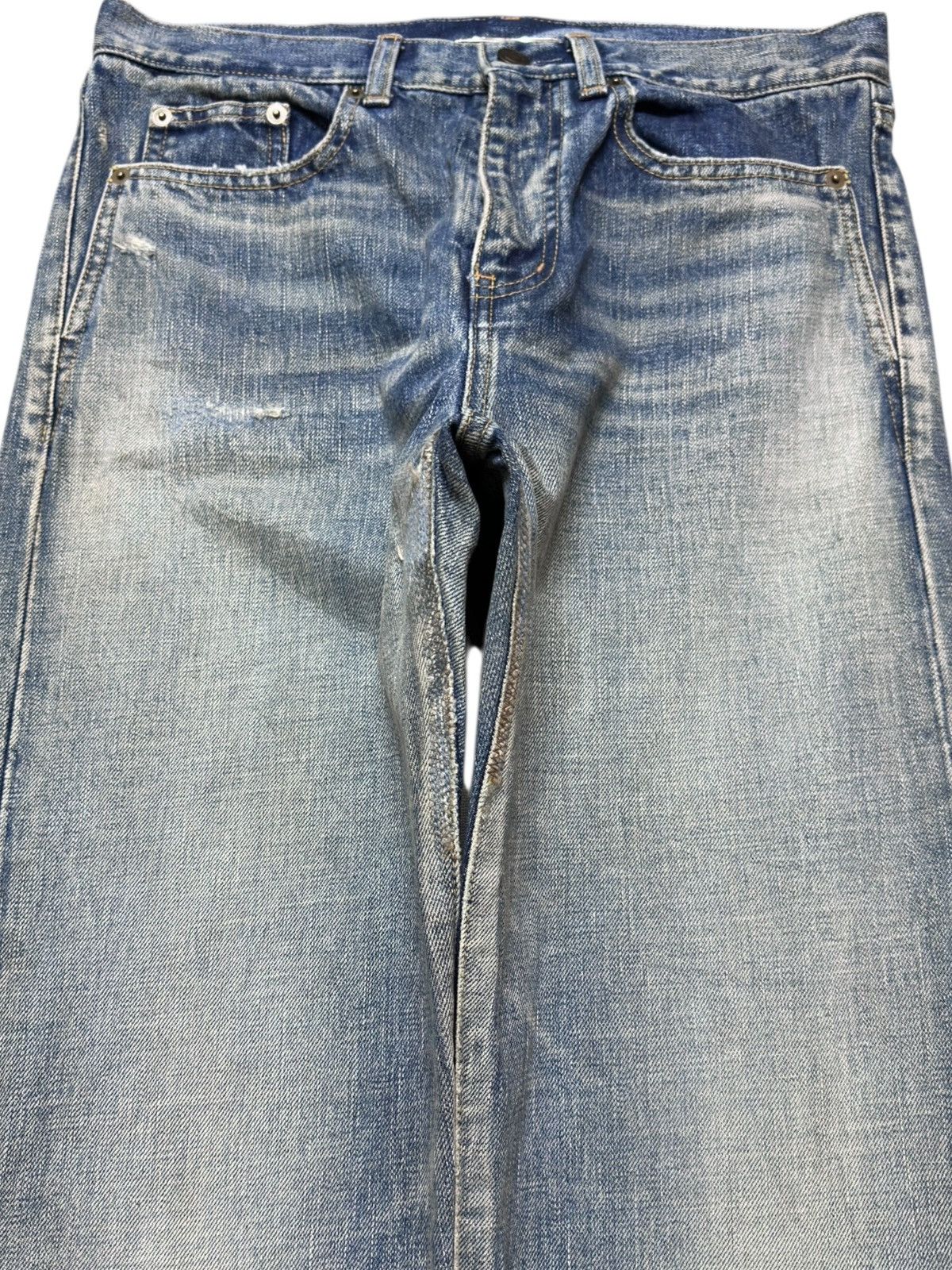 Saint Laurent Paris Vintage Saint Laurent Paris Straight Leg Denim Size US 31 - 2 Thumbnail