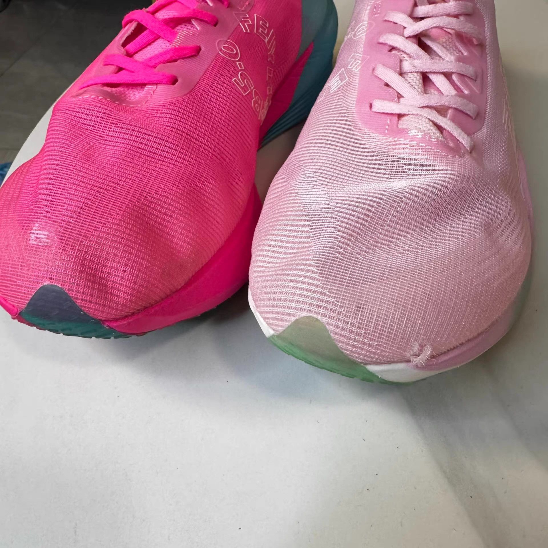 Nike Qiaodan Feiying PB 5.0, pink blue gradient upper snags Q10 Size US 9.5 / EU 42-43 - 5 Thumbnail