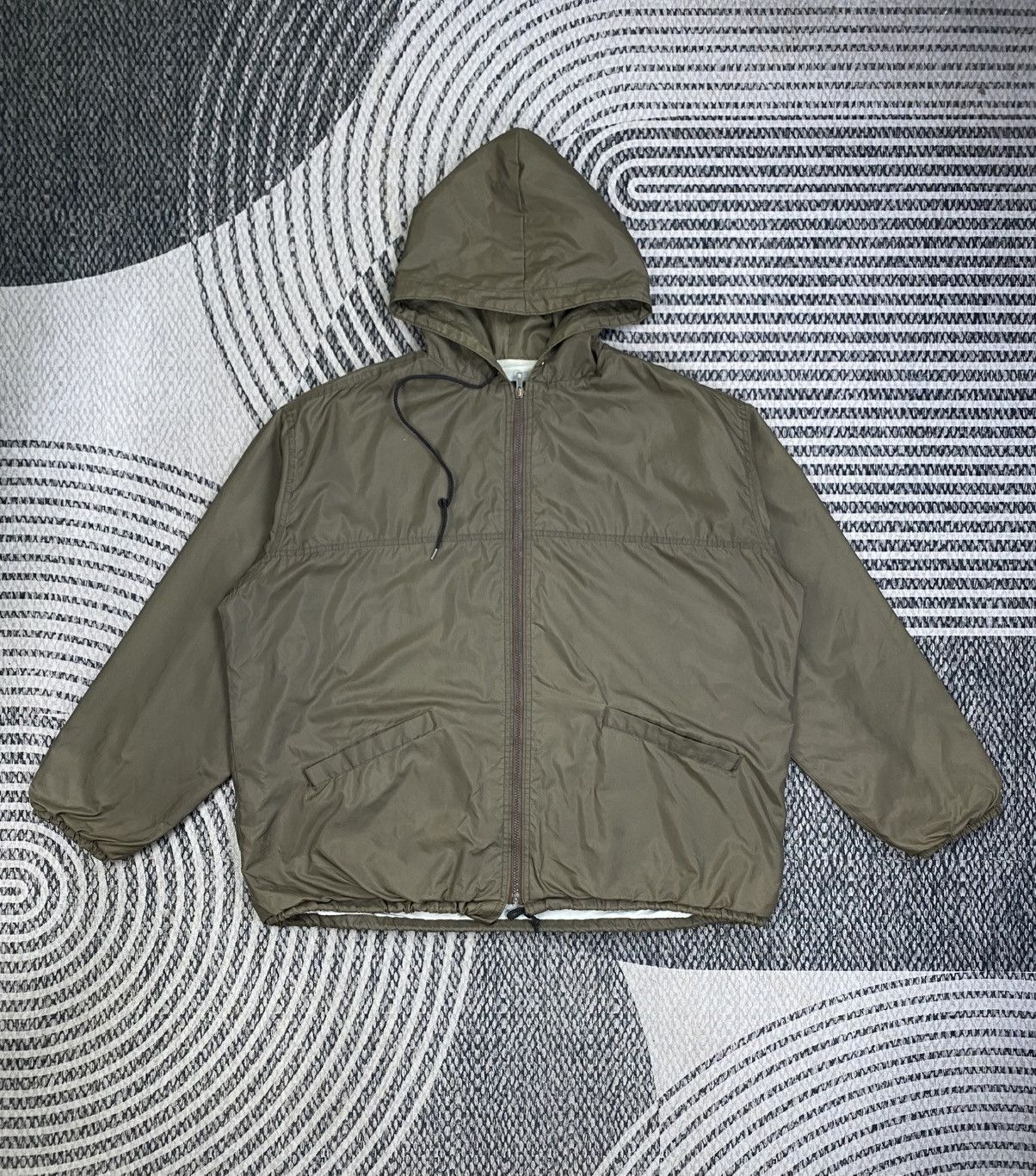 Dunbrooke Vintage Dunbrooke Olive Green Zip-Up Hooded Jacket Size US L / EU 52-54 / 3 - 1 Thumbnail