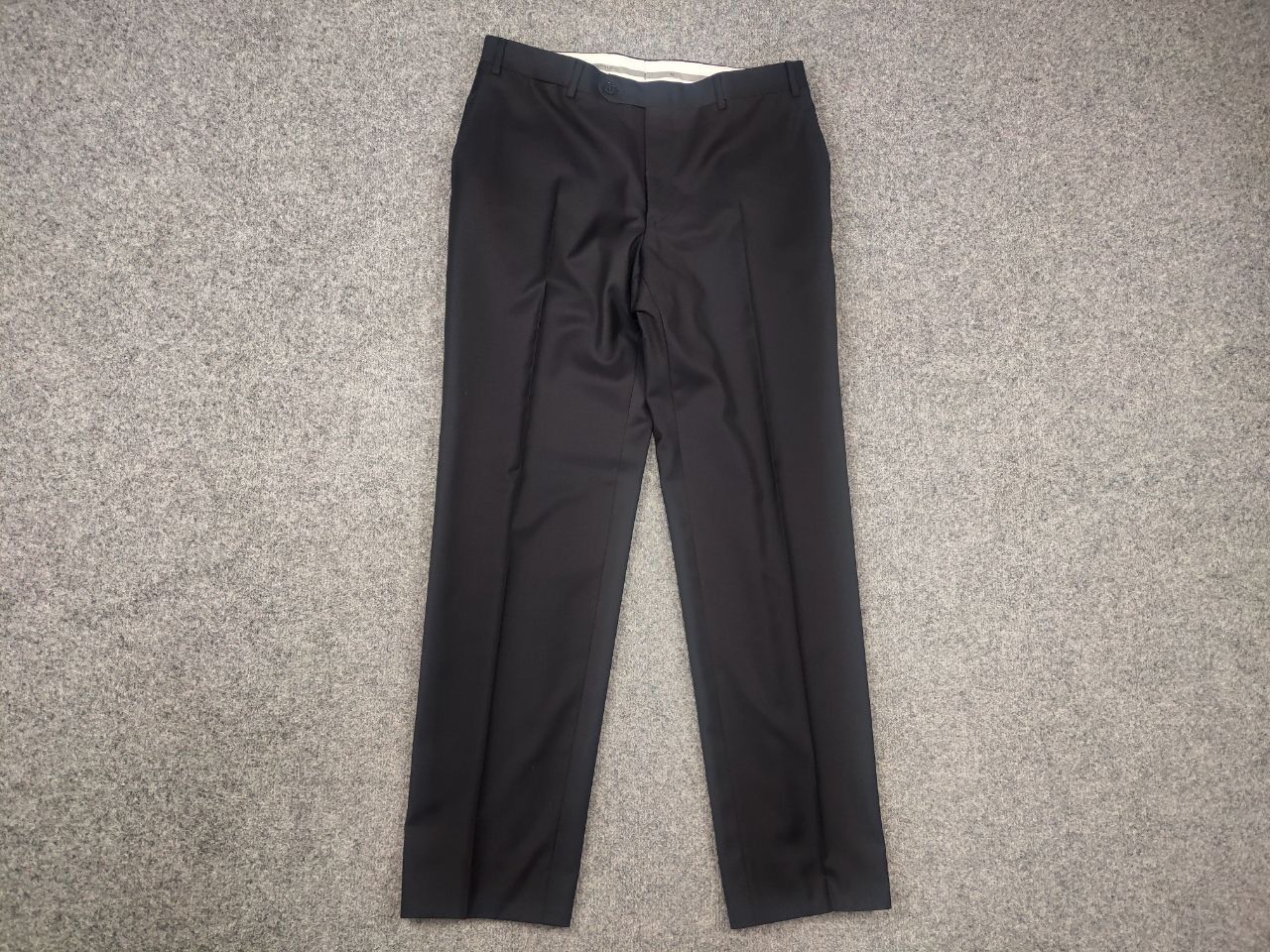 Canali Canali Italy Design 2 buton Business Classic Suit Black wool Size 50R - 11 Thumbnail