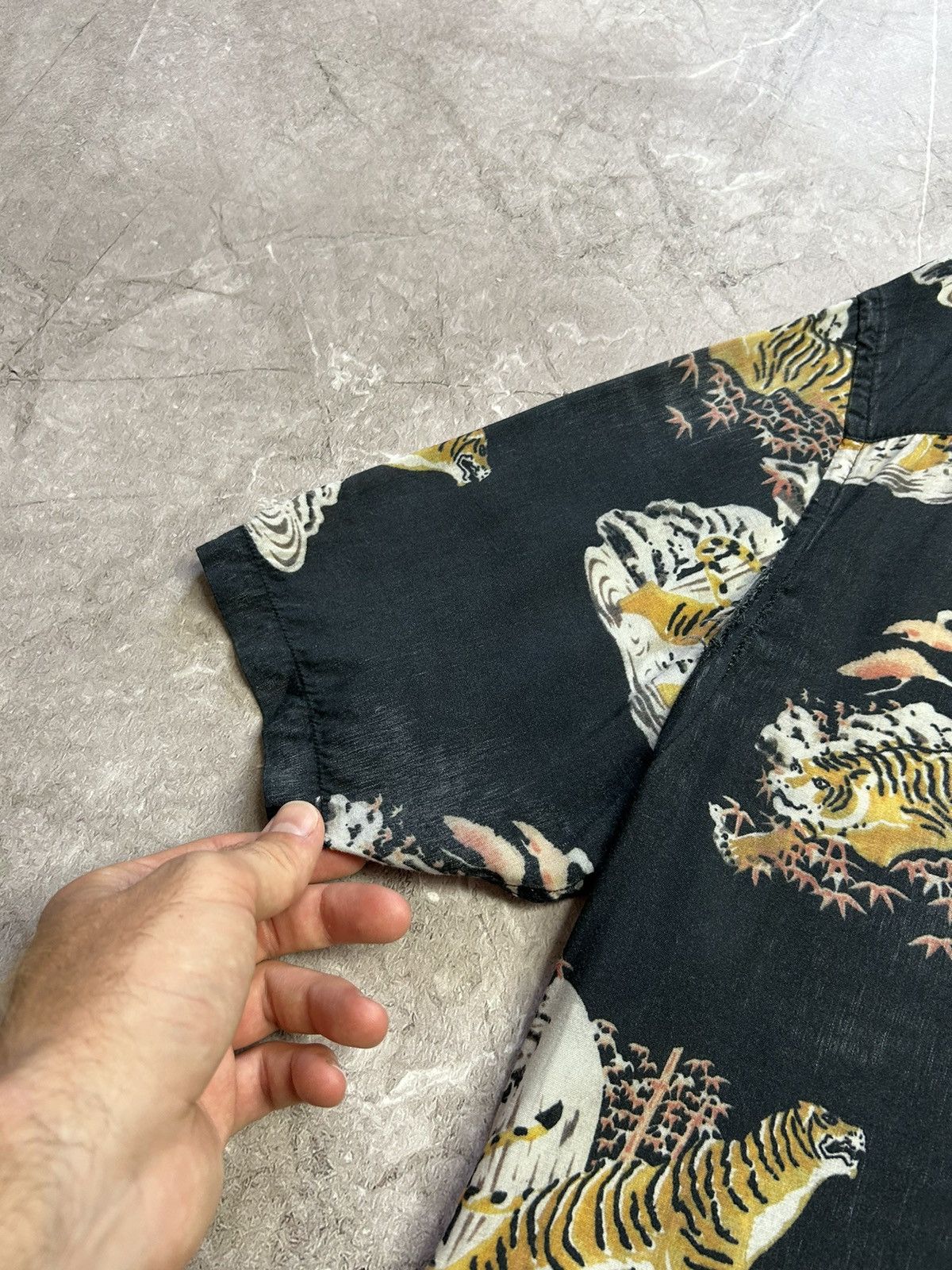 Allsaints Allsaints Tiger crazy Hawaiian shirt Size US XL / EU 56 / 4 - 10 Thumbnail