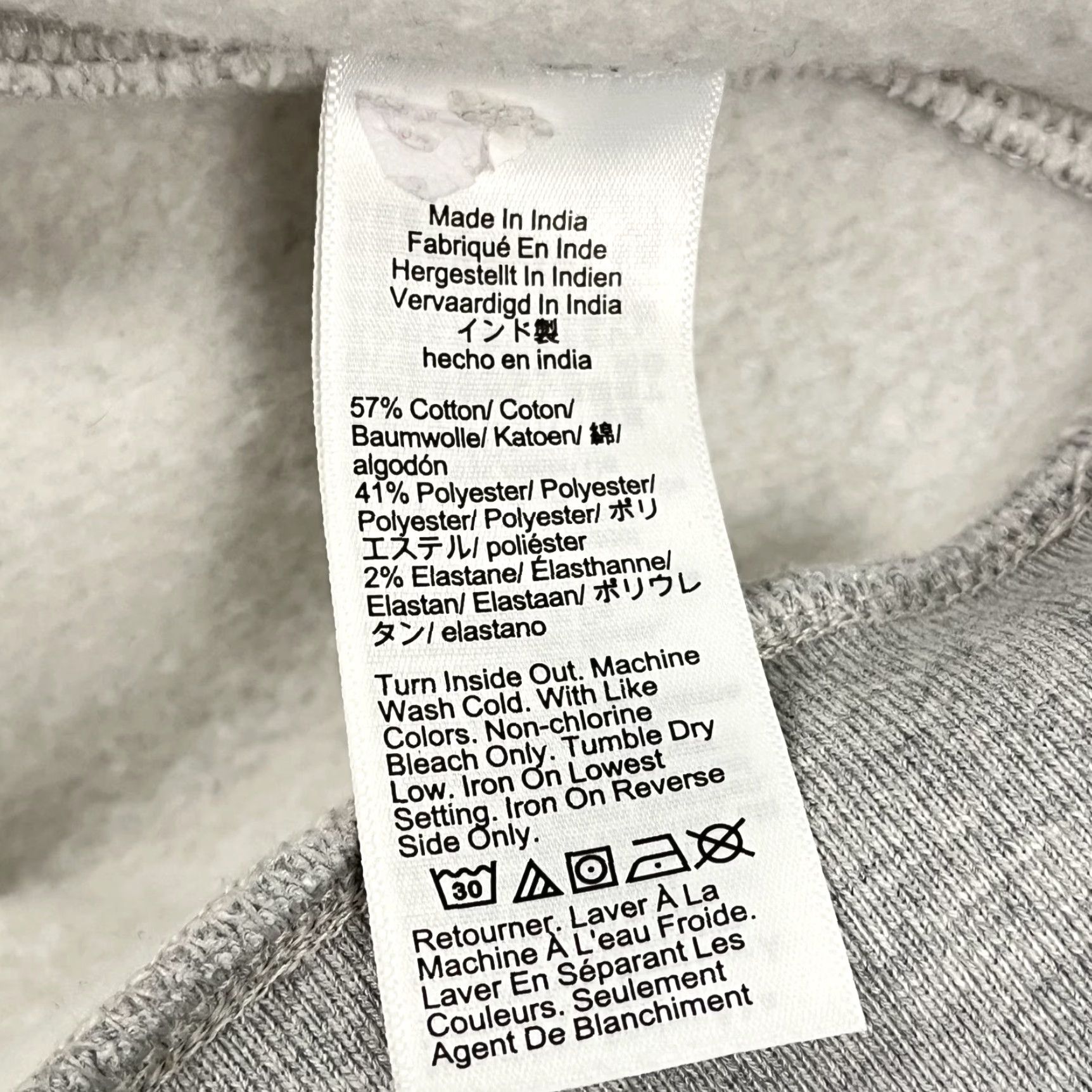 J.Crew J Crew Sweatshirt Womens Medium Gray Sequin Floral Heritage Fleece Crew BV944 Size M / US 6-8 / IT 42-44 - 7 Thumbnail