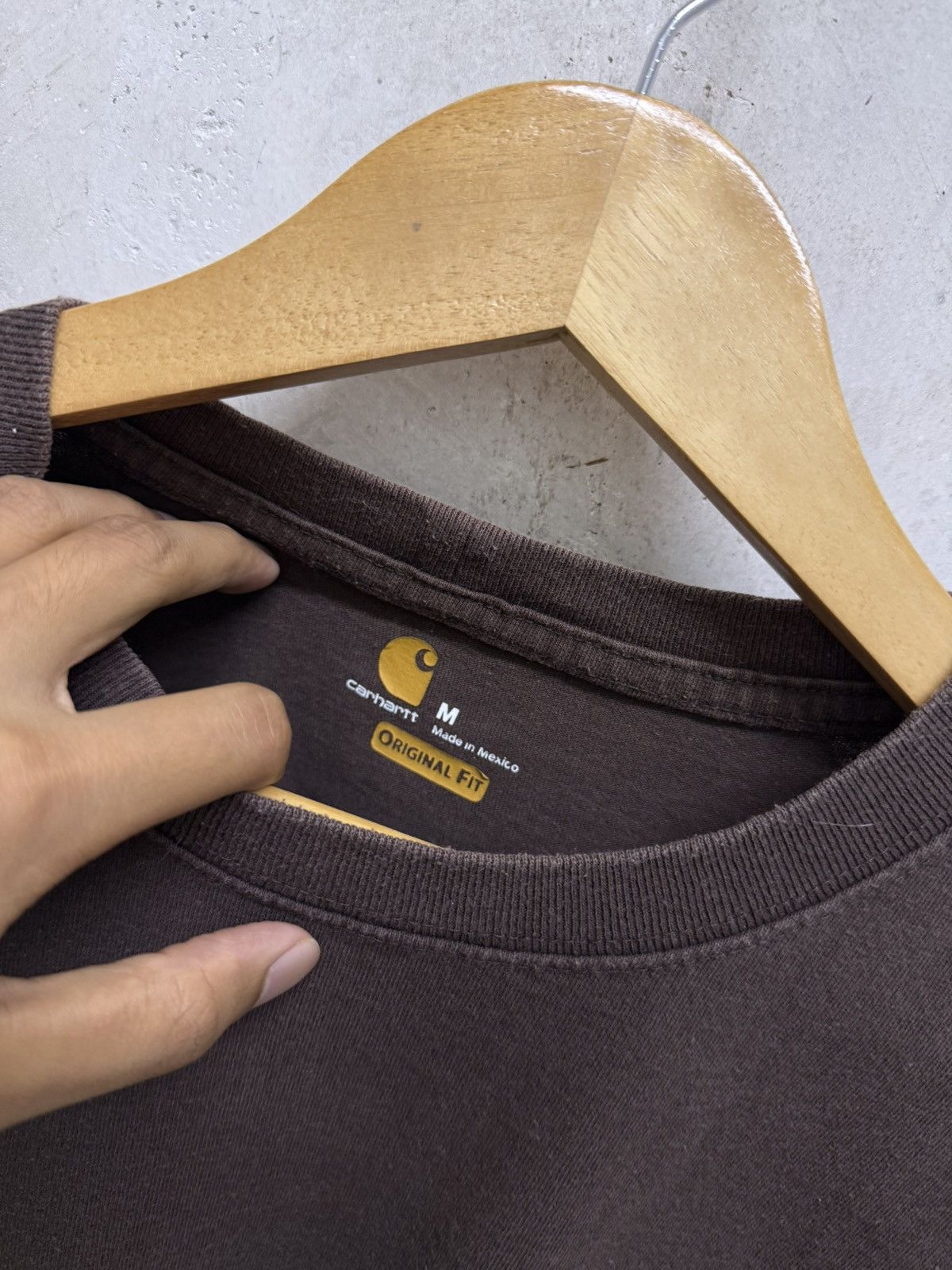 Carhartt Carhartt Pocket Shirt Brown Travis Kanye Tees Size US M / EU 48-50 / 2 - 4 Thumbnail