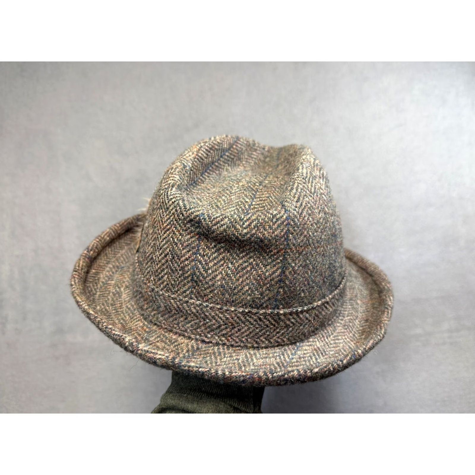 CO VINTAGE Dunn & CO Wool Fedora Hat Mens 7 1/4 Gray Fedora Men 7 1/4 Gray Size ONE SIZE - 5 Thumbnail