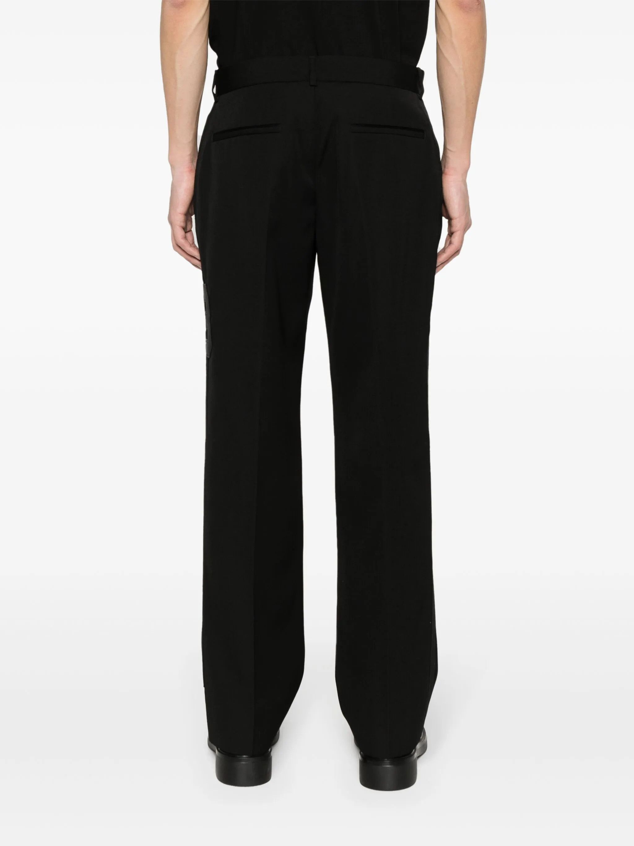 Off-White o1y0225 Logo Casual Pant in Black Size US 32 / EU 48 - 4 Thumbnail