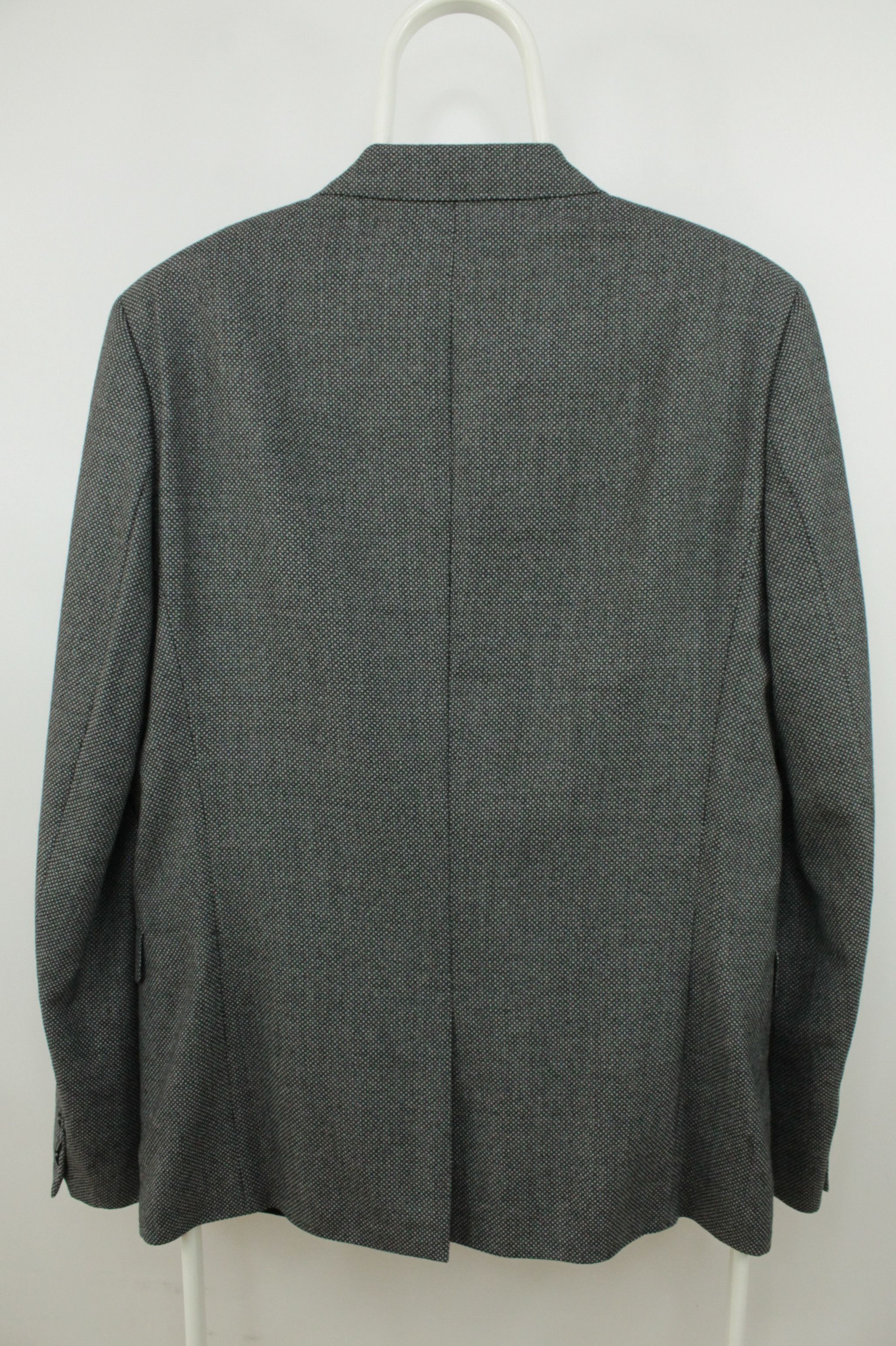 Designer × Hugo Boss Hugo Boss Red Label Structured Gray Wool Blazer Jacket Size US L / EU 52-54 / 3 - 7 Thumbnail