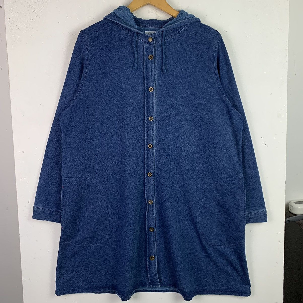 Japanese Brand × Vintage Vintage Japanese Brand Button Up Denim Jacket Size US XXL / EU 58 / 5 - 1 Thumbnail