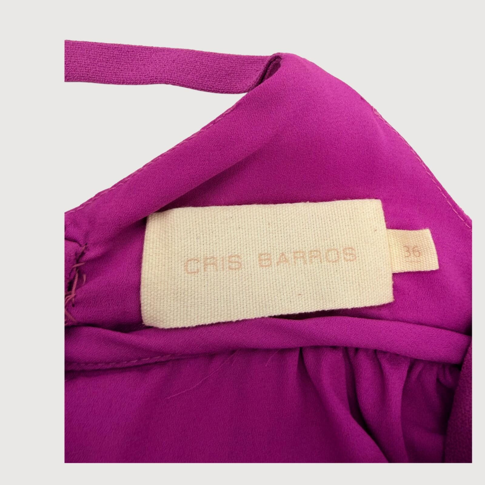 Other Cris Barros Bow Waist Maxi Dress Fuchsia 36 Size M / US 6-8 / IT 42-44 - 4 Thumbnail