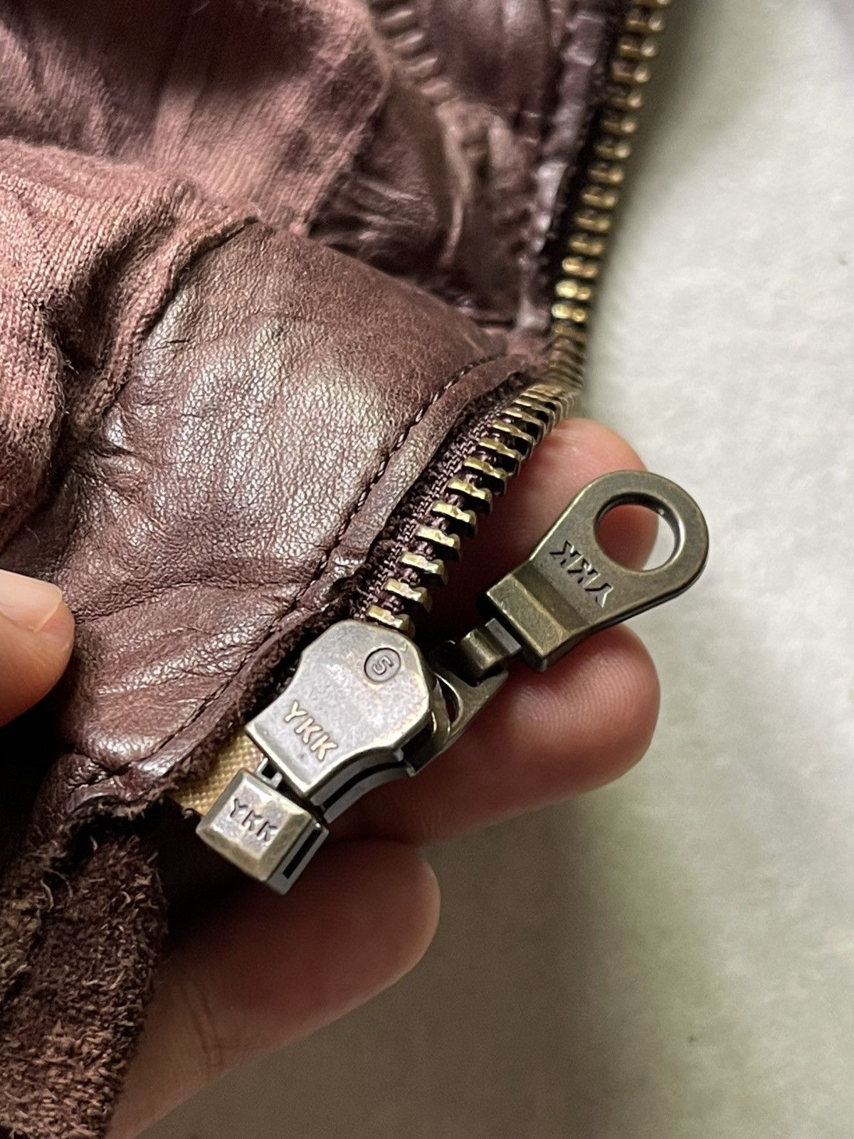 14th Addiction 🔥Vintage Sisii Japan Genuine Leather Racer Jacket LGB Style Size US M / EU 48-50 / 2 - 14 Thumbnail