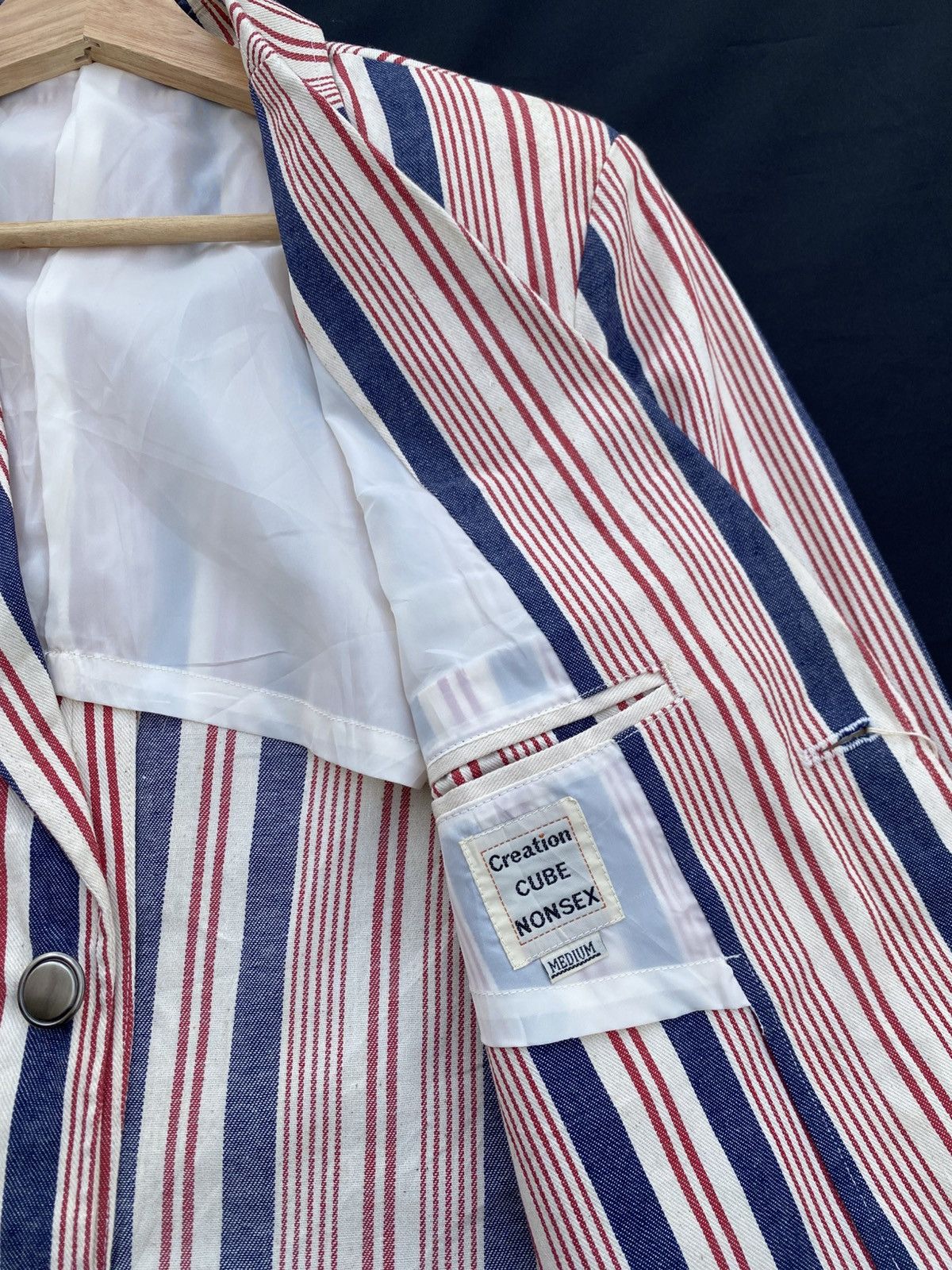 Japanese Brand Rare VINTAGE Creation Cube Red Blue Jacket Size US M / EU 48-50 / 2 - 7 Thumbnail