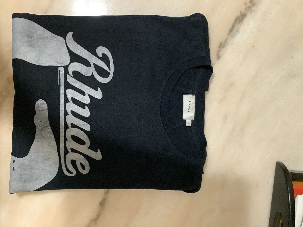 Rhude Rhude Leopard T-shirt Navy Size US L / EU 52-54 / 3 - 6 Thumbnail