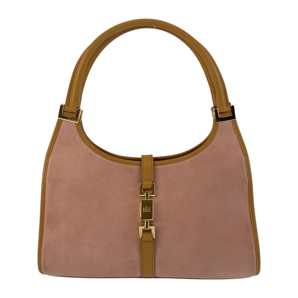 Gucci Gucci Suede/leather Jackie 2Way Bag 002 1068 Suede Shoulder Bag 002 1068 in Pink, Women's