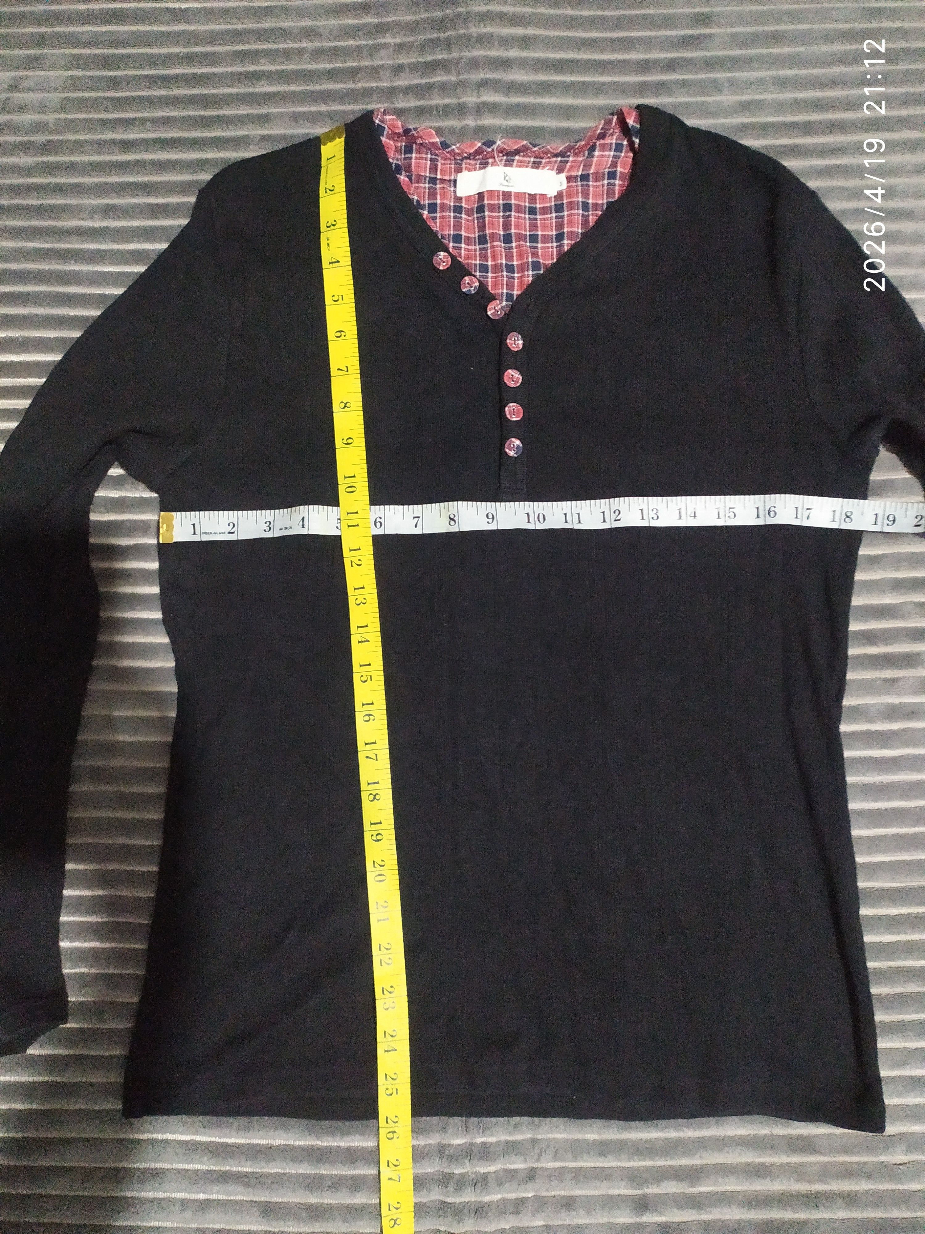 If Six Was Nine Japanese double layer Long slevee Shirt Size US S / EU 44-46 / 1 - 9 Thumbnail