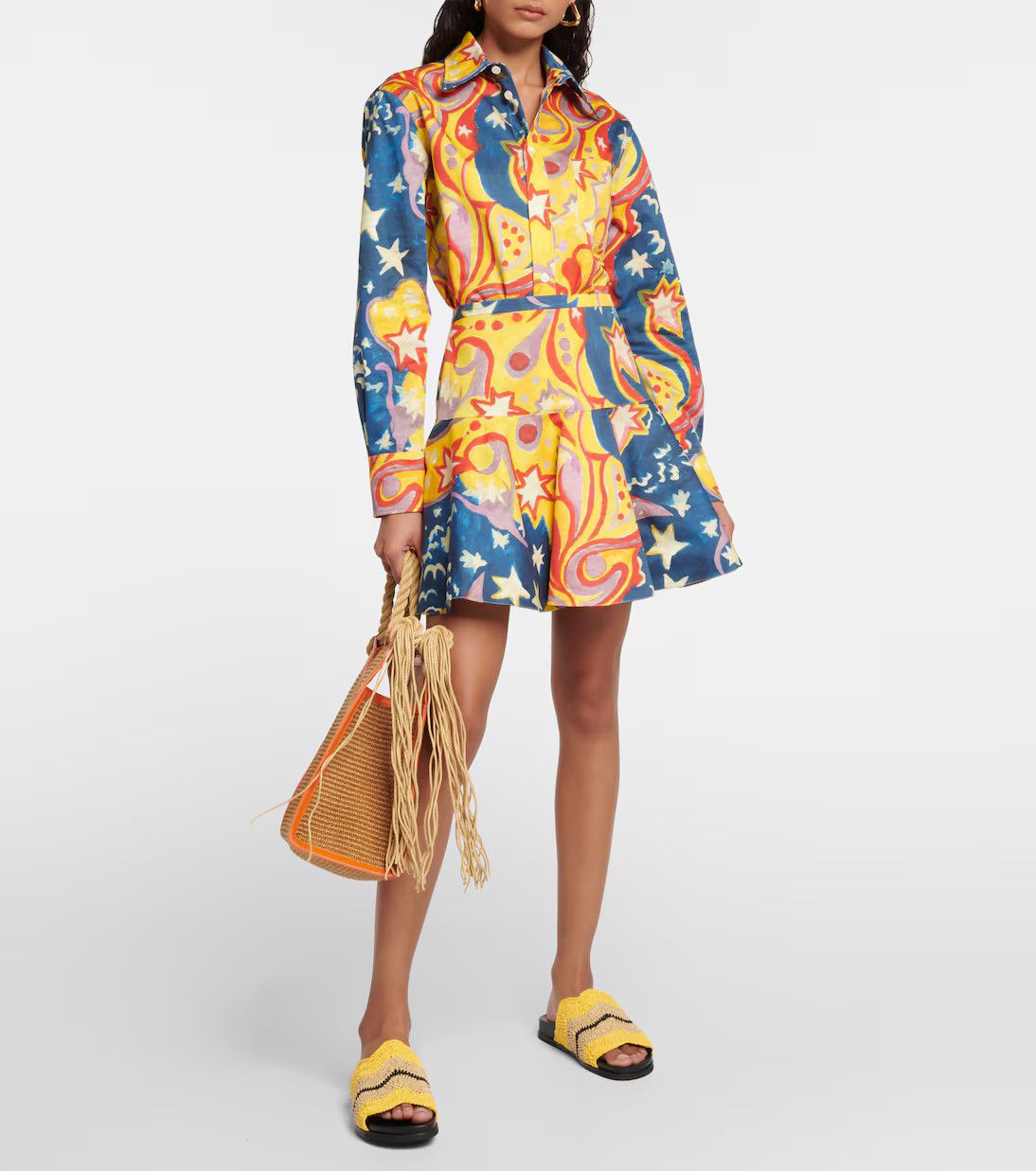 Marni o1y1125 Patterned Shirt in Multicolor Size XS / US 0-2 / IT 36-38 - 2 Thumbnail