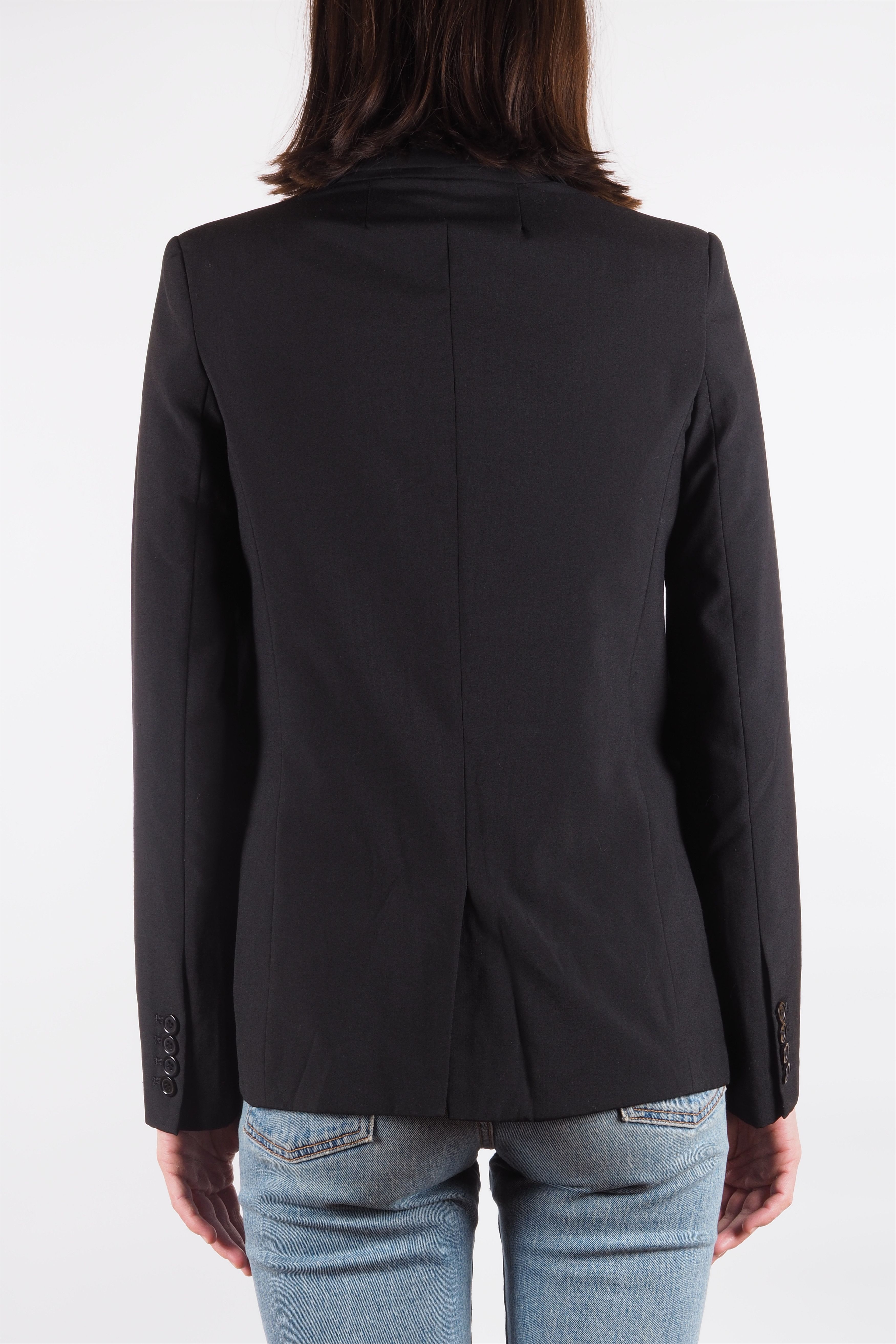 Helmut Lang Helmut Lang Vintage Black Asymmetric Sequin Blazer Jacket Size S / US 4 / IT 40 - 6 Thumbnail