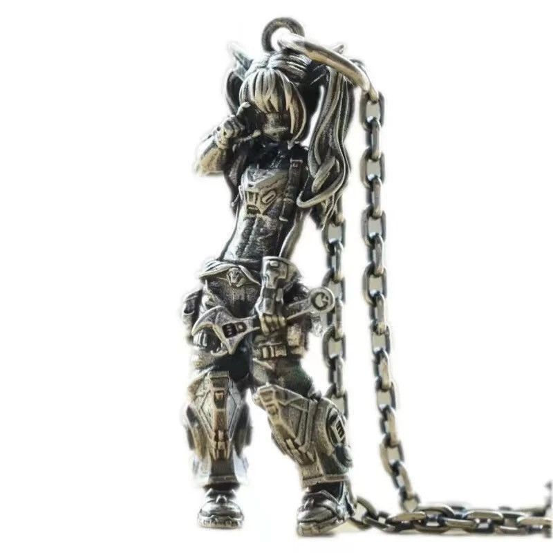 Jewelry Anime Girl Pendant Necklace Size ONE SIZE - 3 Thumbnail