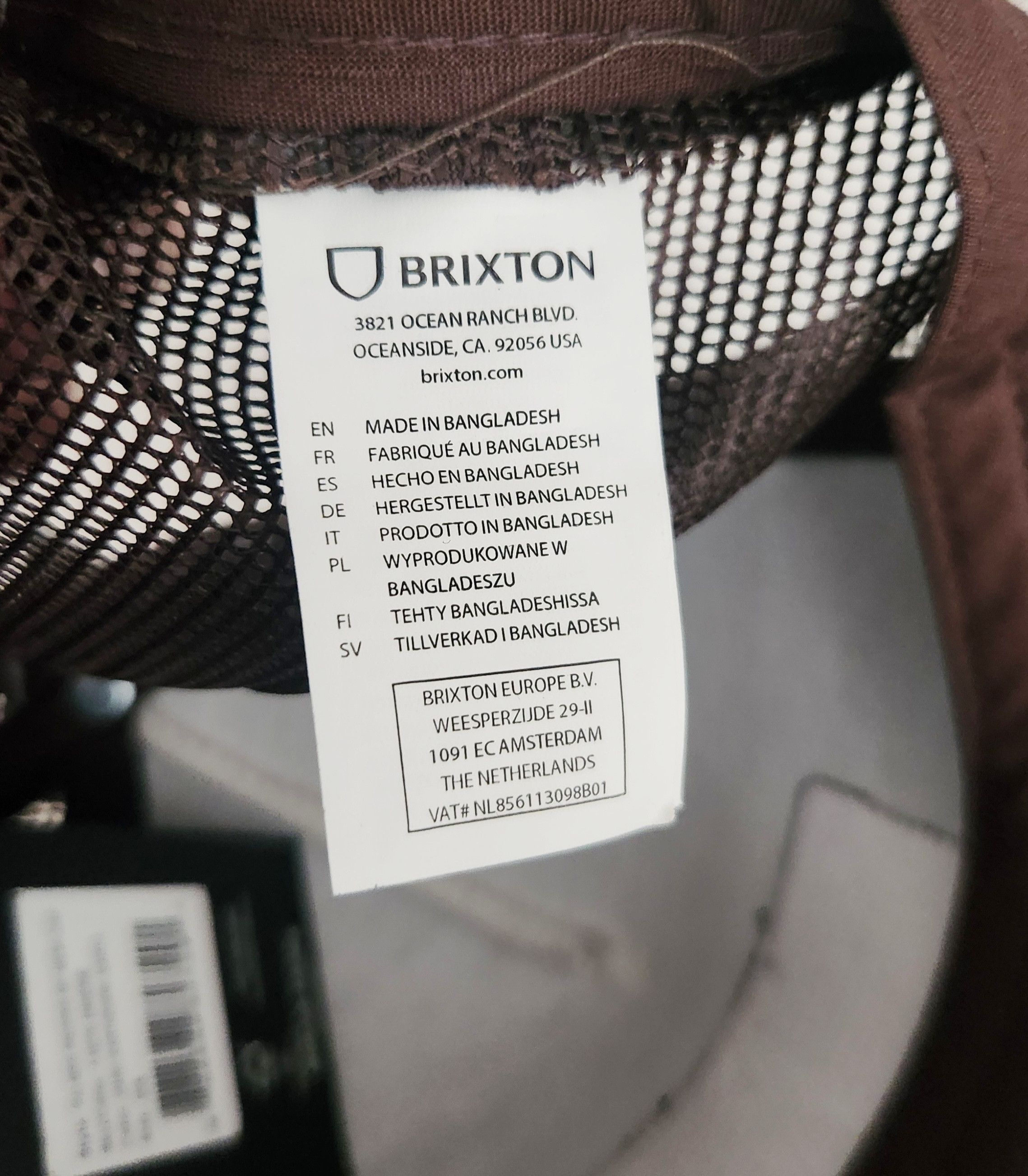 Brixton Brixton Palmer Proper Trucker MP Mesh Hat Embroidered Size ONE SIZE - 10 Thumbnail