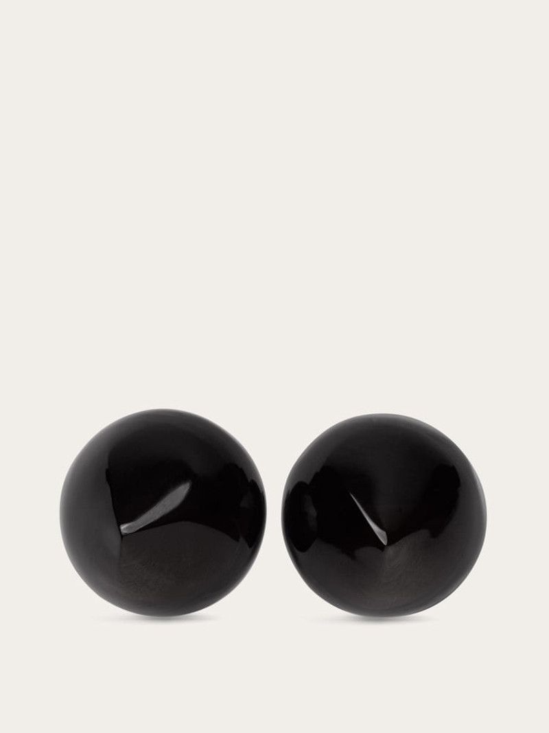Salvatore Ferragamo o1y0426 Size : OS / Earrings in Black Size ONE SIZE - 1 Thumbnail