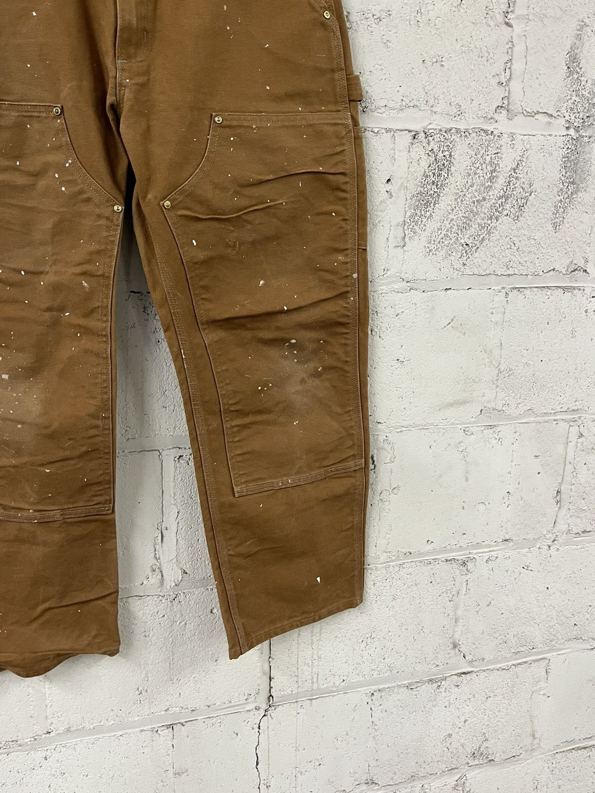 Carhartt Carhartt double knees vintage painter pants faded thrashed Size US 30 / EU 46 - 5 Thumbnail