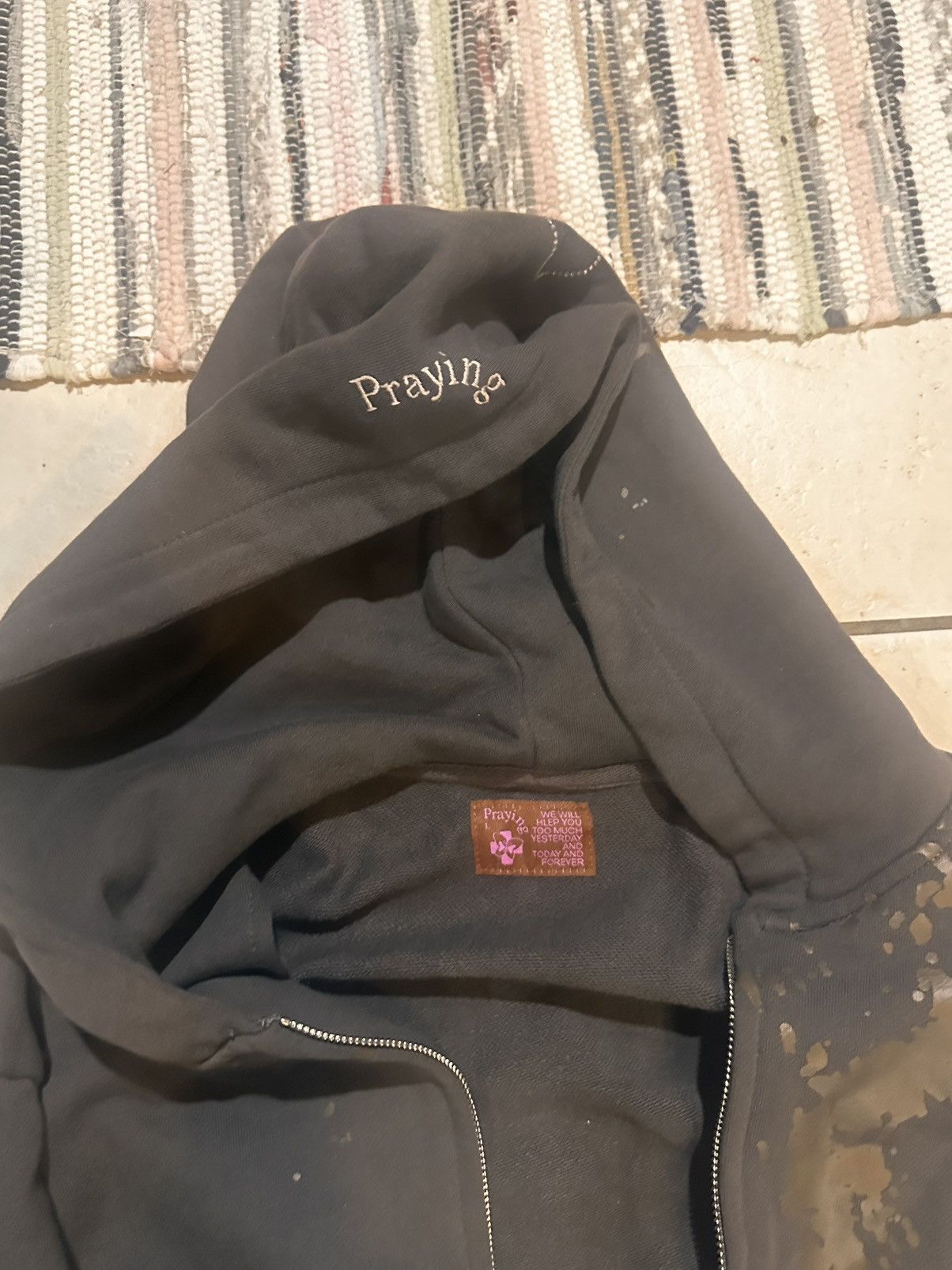 Praying Praying rinestone hoodie Size US L / EU 52-54 / 3 - 2 Thumbnail