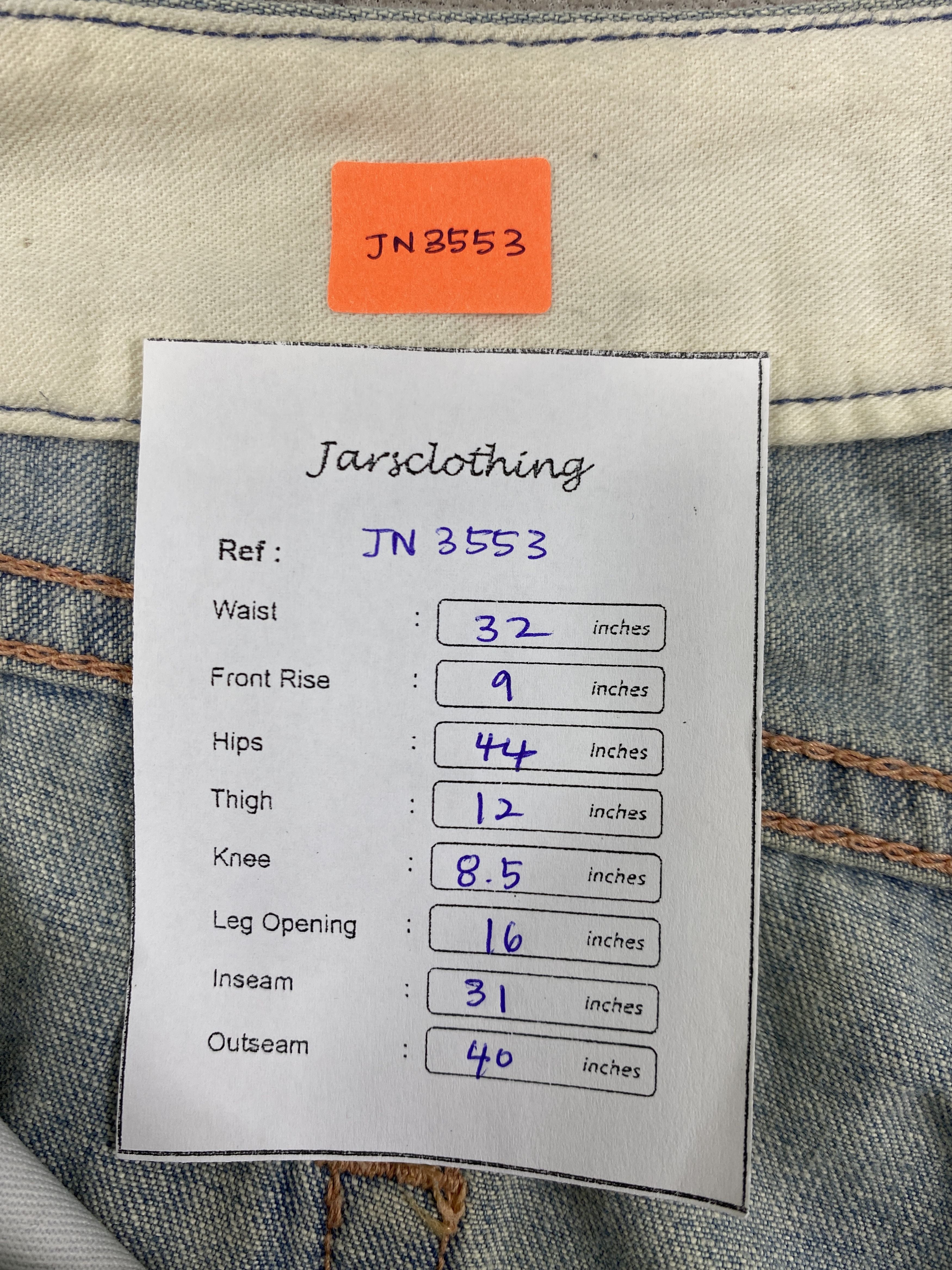 Kapital Japanese Brand Distressed kapital style Jeans 32x31 - JN3553 Size US 32 / EU 48 - 8 Thumbnail