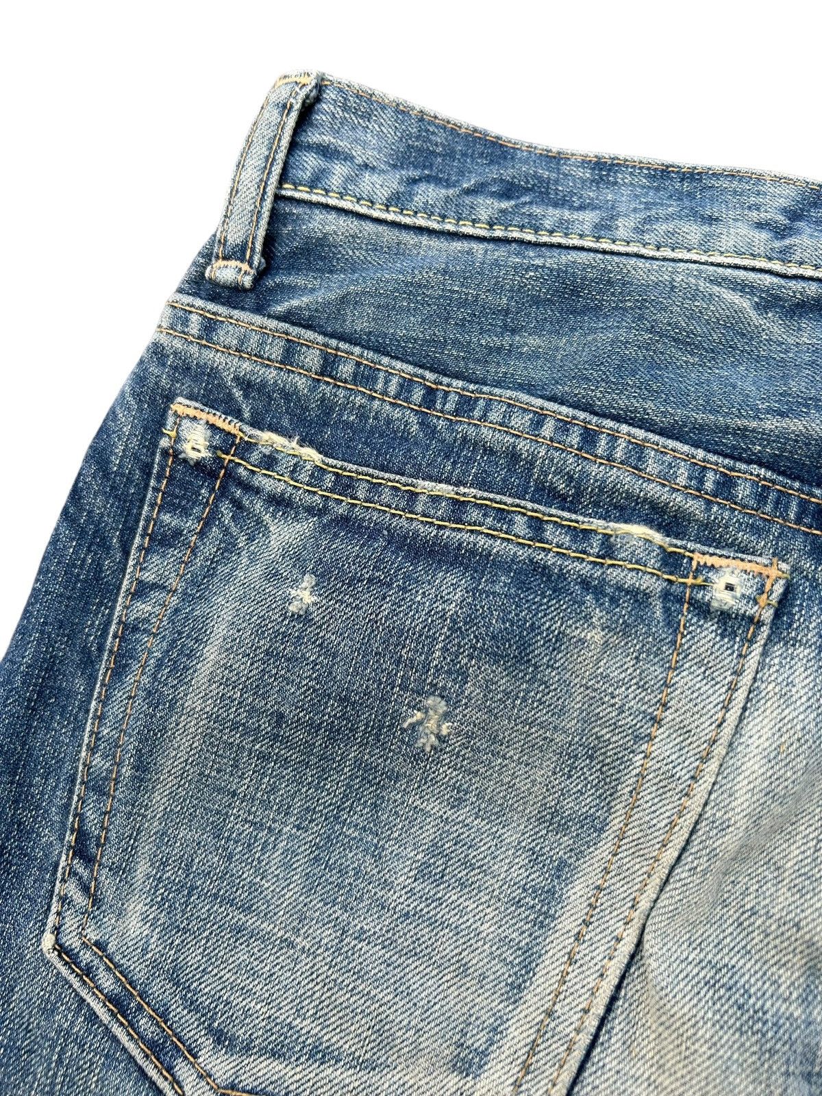 Hysteric Glamour × Japanese Brand × Kapital Hysteric Glamour Vintage distressed Skirt Jeans🎌☠️ Size 29" - 10 Thumbnail