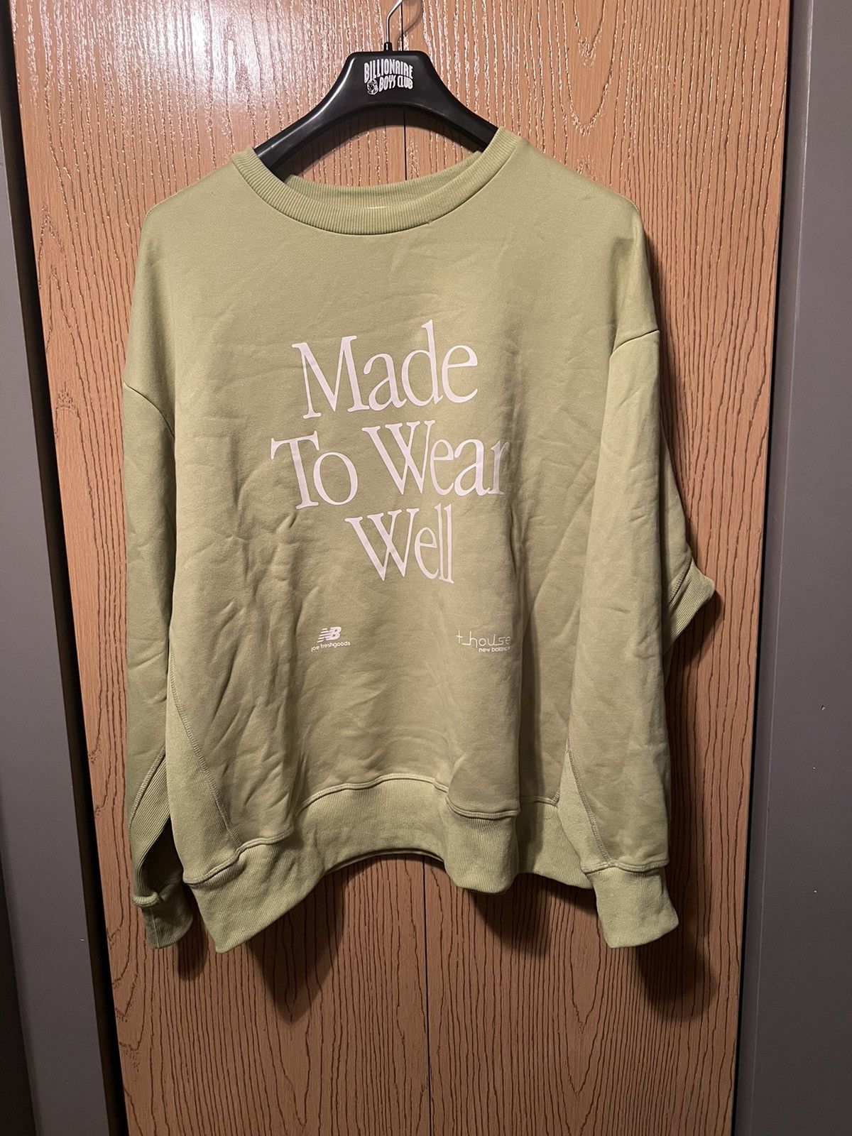 Joe Freshgoods × New Balance JFG New Balance Made To Wear Well Crewneck Sz XL Size US XL / EU 56 / 4 - 1 Thumbnail
