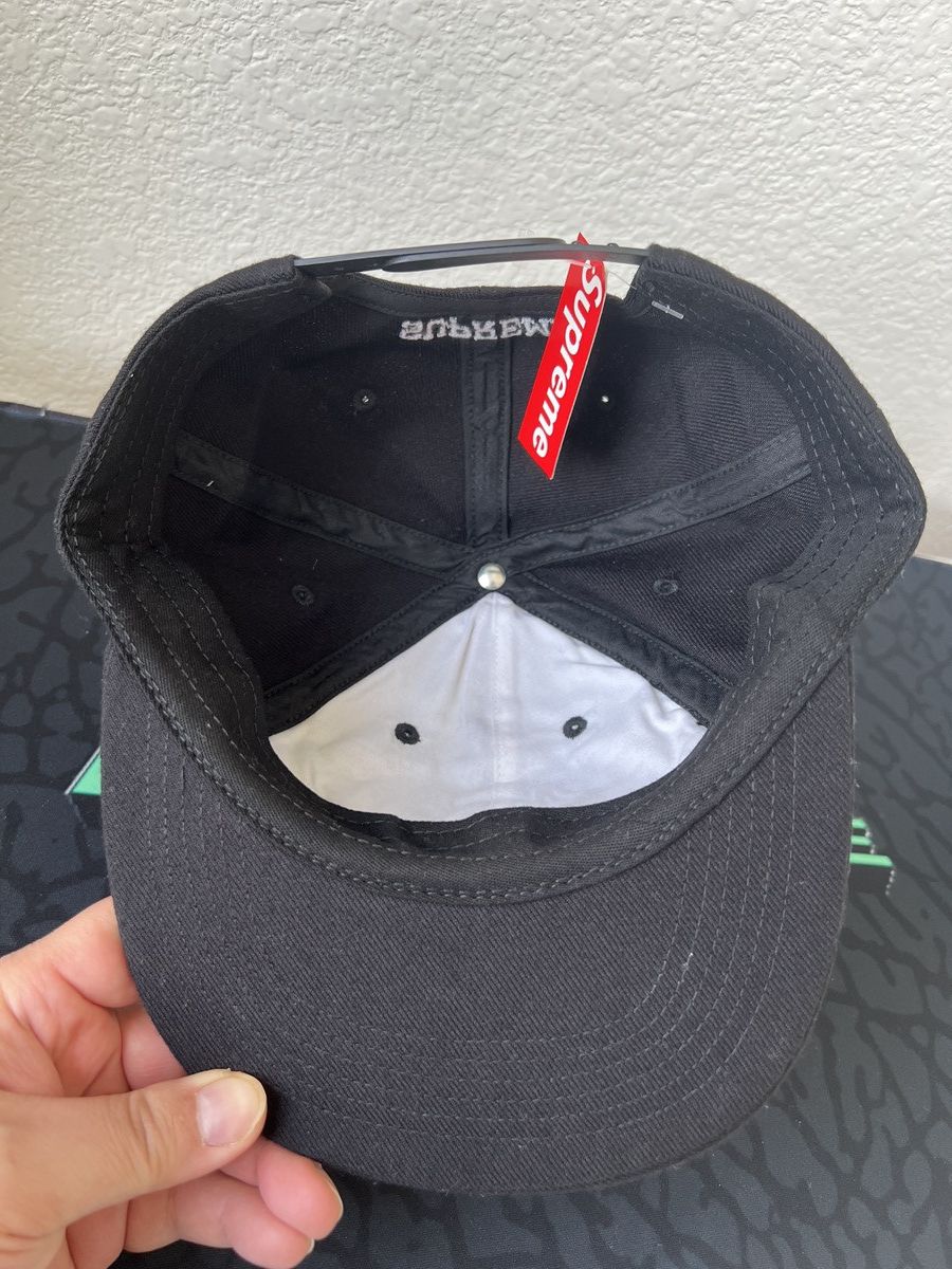 Supreme SS20 Supreme 6 Panel Black Snapback NWT Size ONE SIZE - 3 Thumbnail