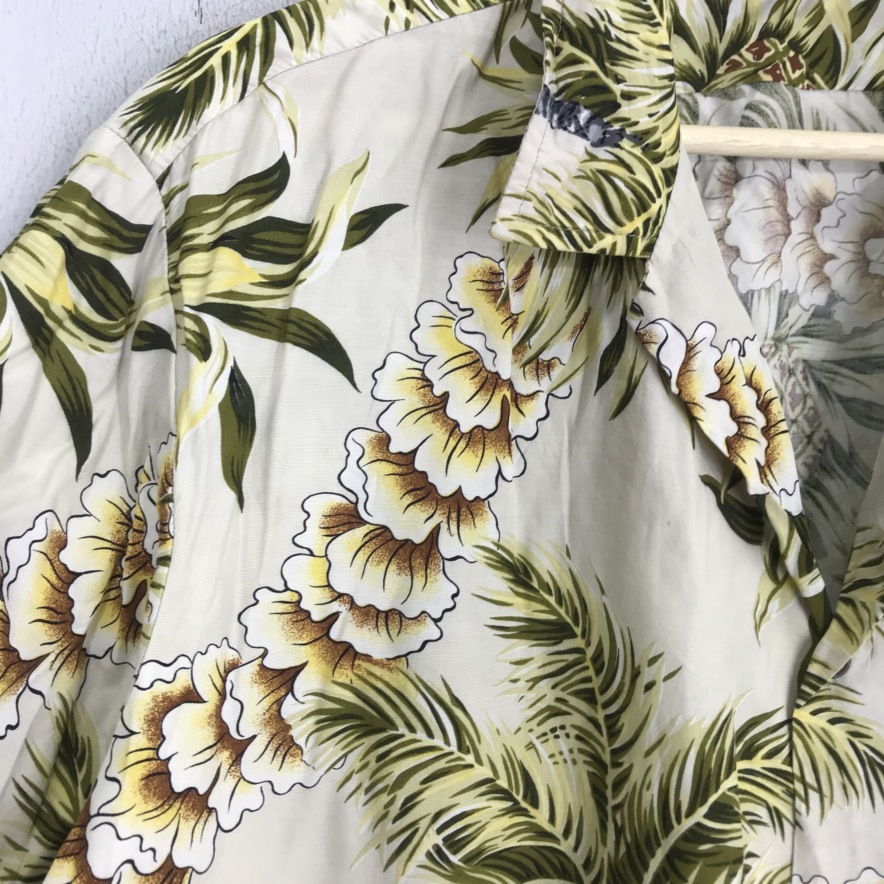 Hilo Hattie Vintage made in hawaii hibicius flower and palm beach - 47 Size US XL / EU 56 / 4 - 4 Thumbnail
