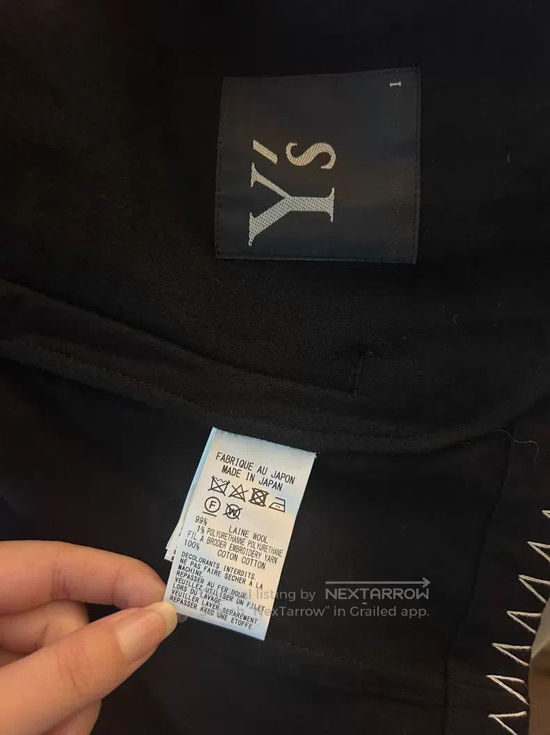 Yohji Yamamoto Yohji Yamamoto White stitched jacket Size US S / EU 44-46 / 1 - 3 Thumbnail