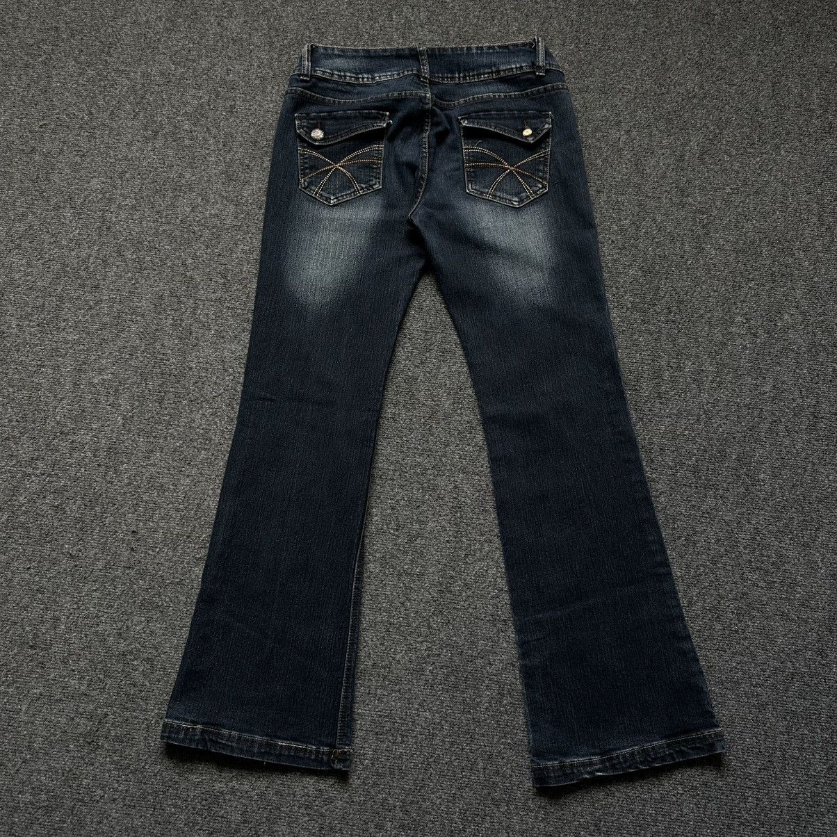 Y/Project VTG Jane Low Rise Flared Jeans Size R14 Y2K 00s USA Staff P Size 32" / US 10 / IT 46 - 4 Thumbnail