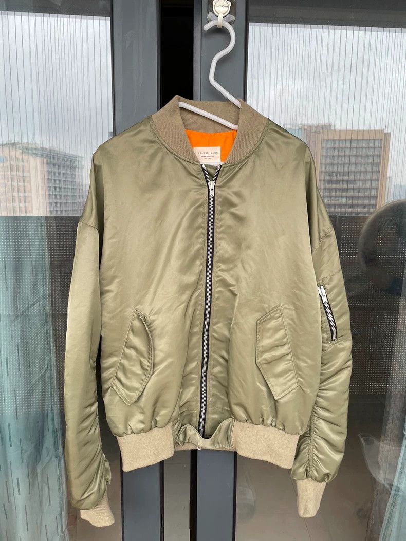 Fear of God Fear of God Season 4 bomber jacket army green Size US L / EU 52-54 / 3 - 1 Thumbnail