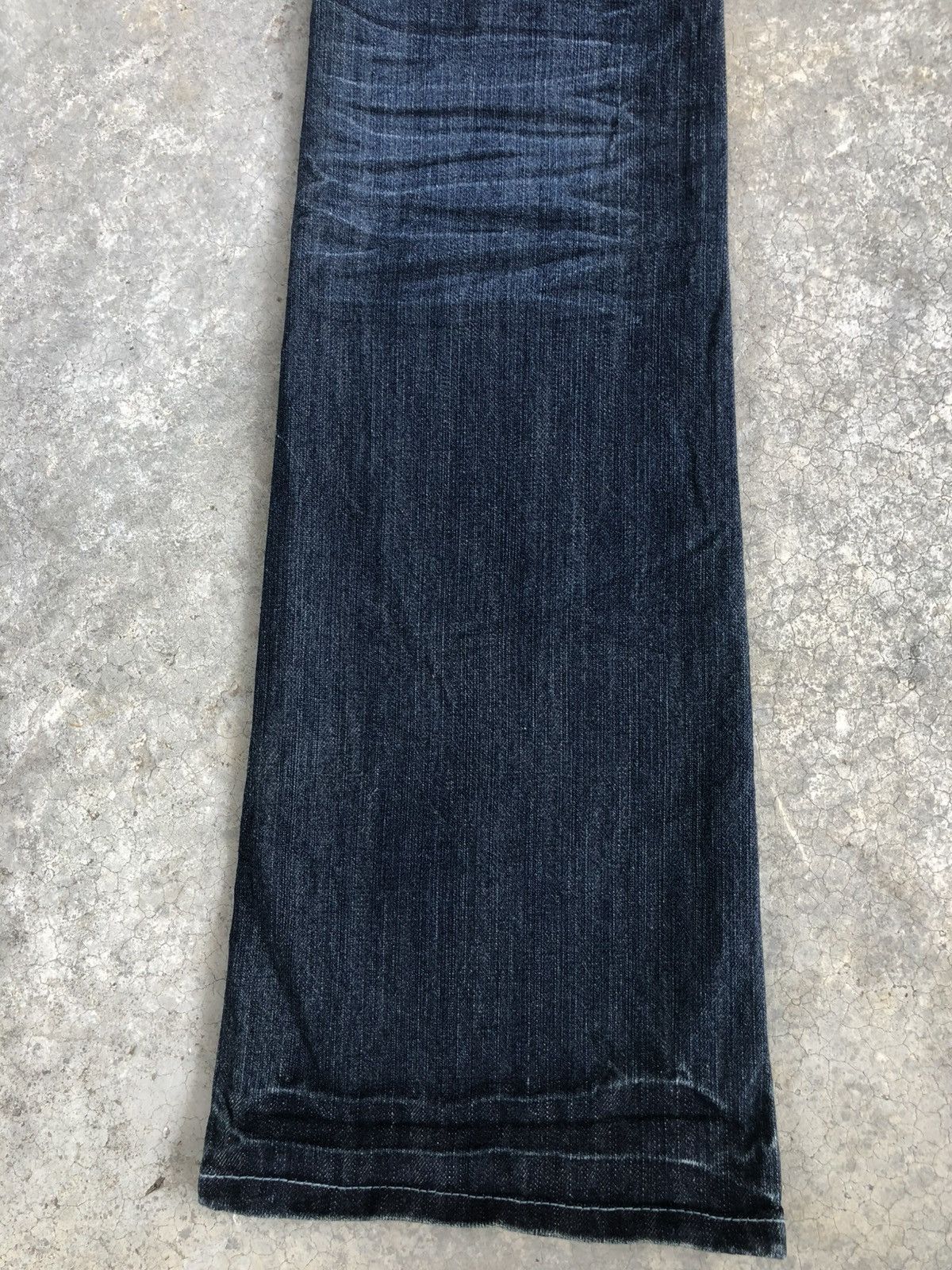 Le Grande Bleu (L.G.B.) Japanese Indecent Flared Jeans Distressed Buckle Back Size US 30 / EU 46 - 11 Thumbnail