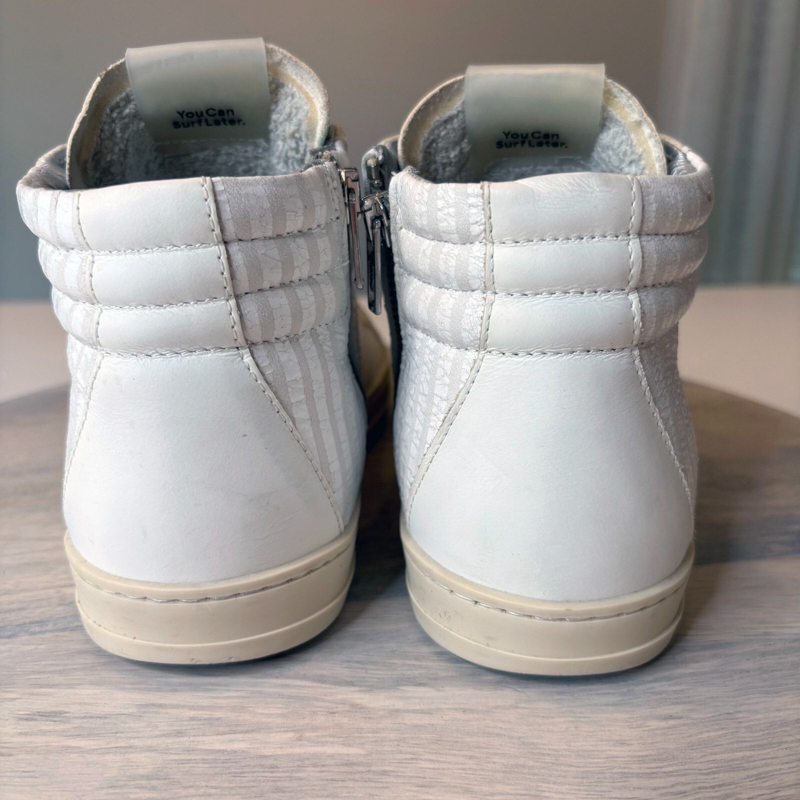 P448 P448 Women's High Top Sneakers in Peony EU 38 US Size 7.5 Size US 7.5 / IT 37.5 - 8 Thumbnail